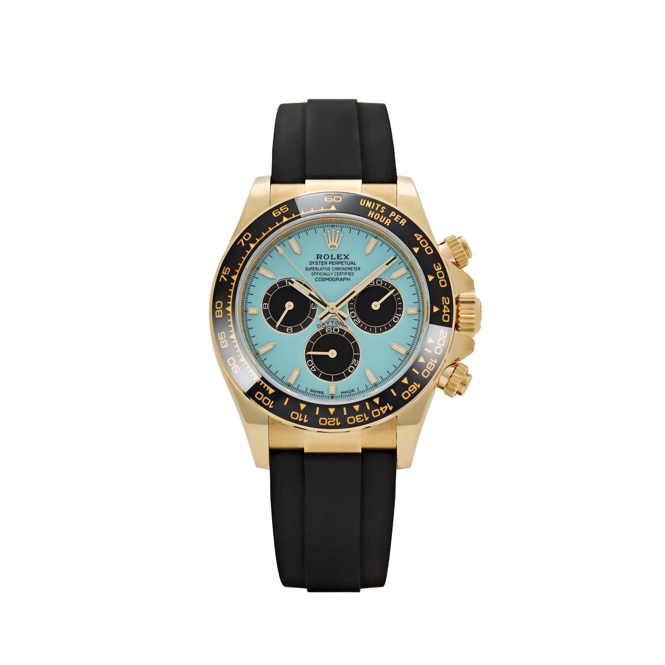 Daytona Yellow Gold Oysterflex Turquoise Dial 40mm Product Image 5