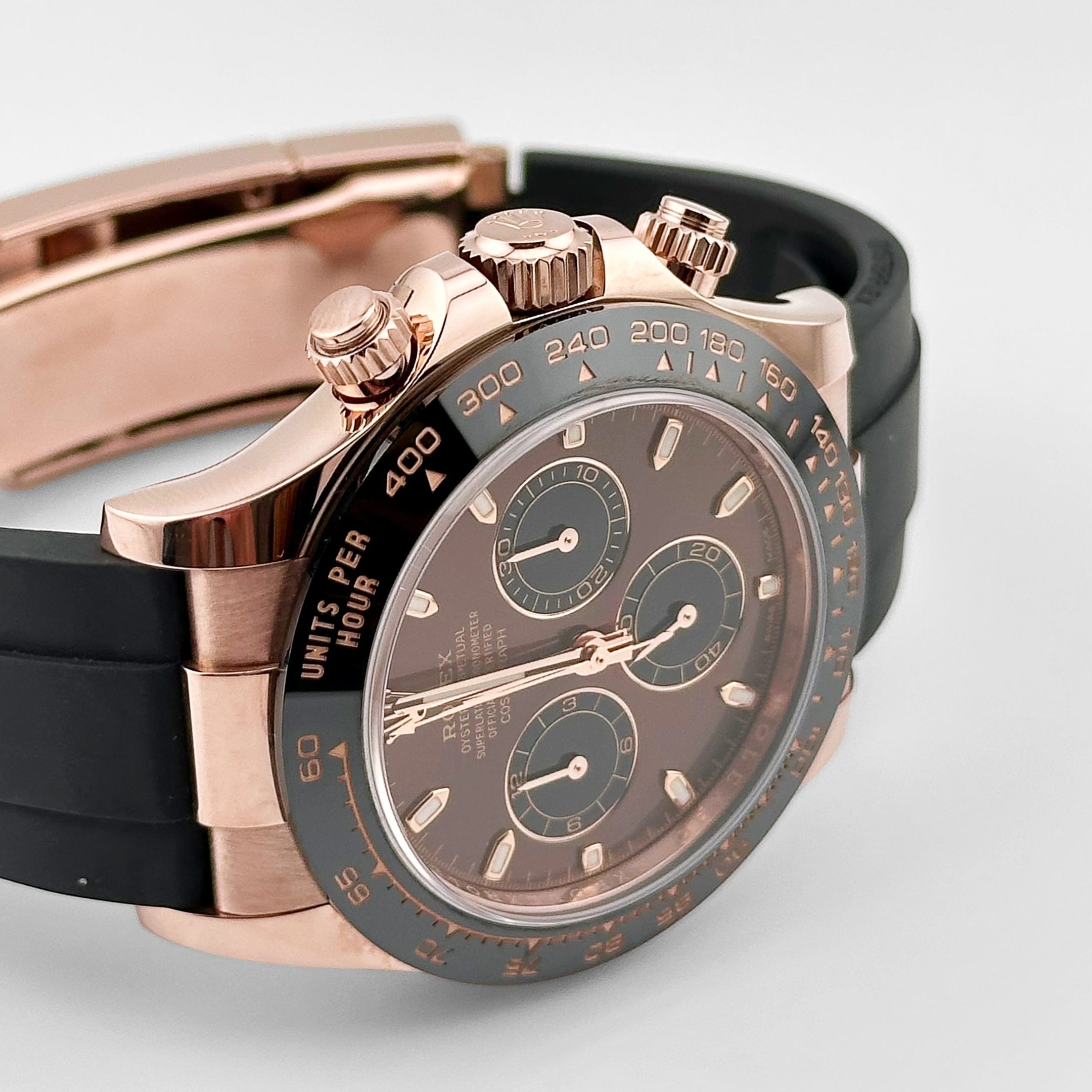 Daytona Rose Gold Oysterflex Brown Dial 40mm Product Image 3