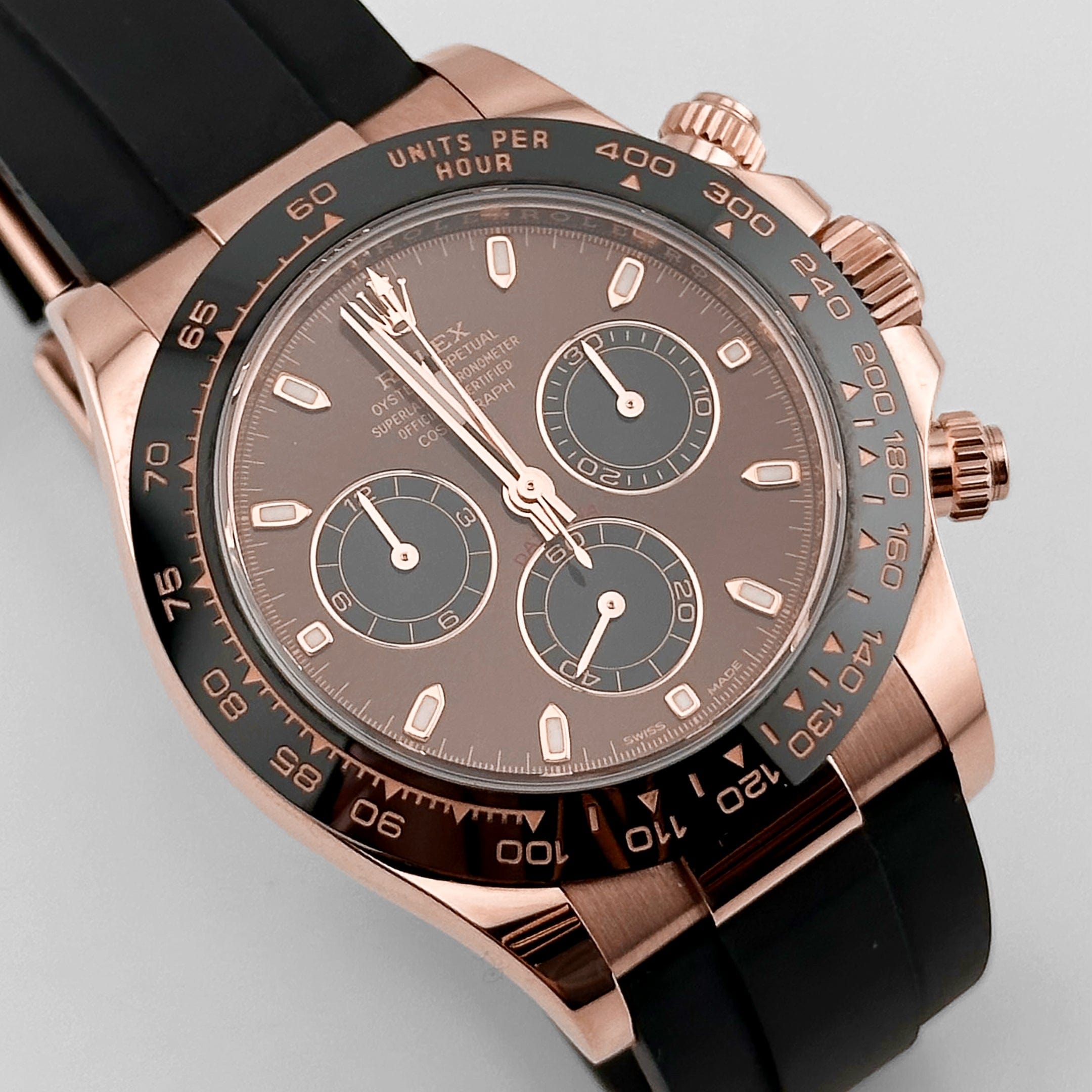 Daytona Rose Gold Oysterflex Brown Dial 40mm Product Image 1