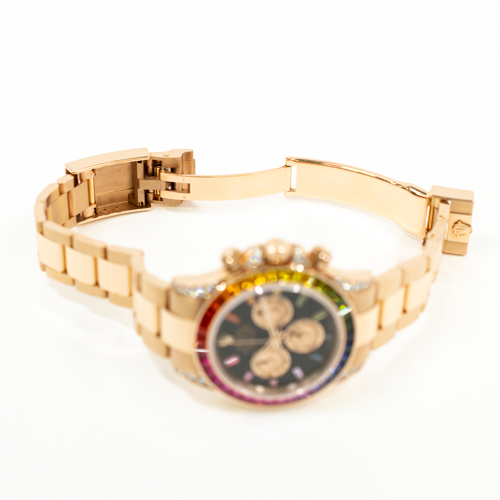Daytona Rose Gold Rainbow Black Dial 40mm Product Image 6
