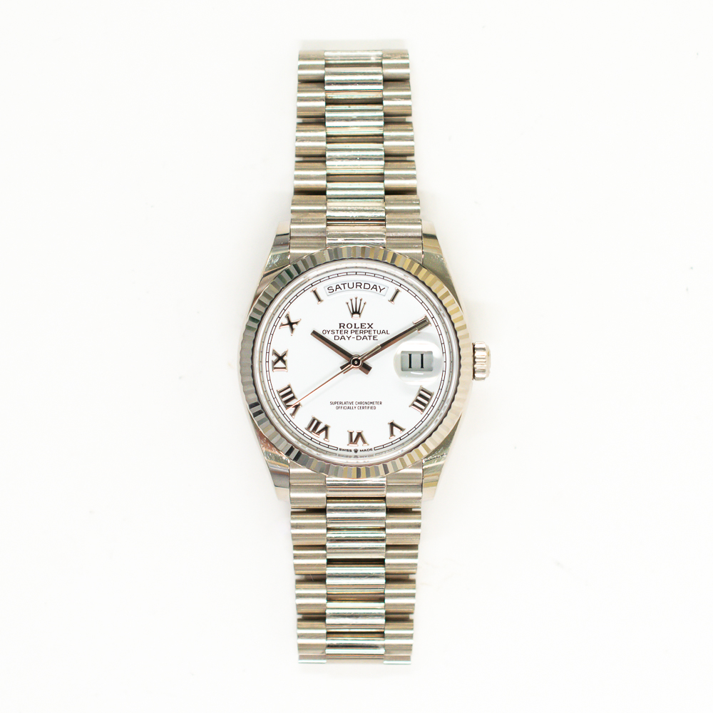 Day-Date White Gold White Dial 36mm Product Image 1