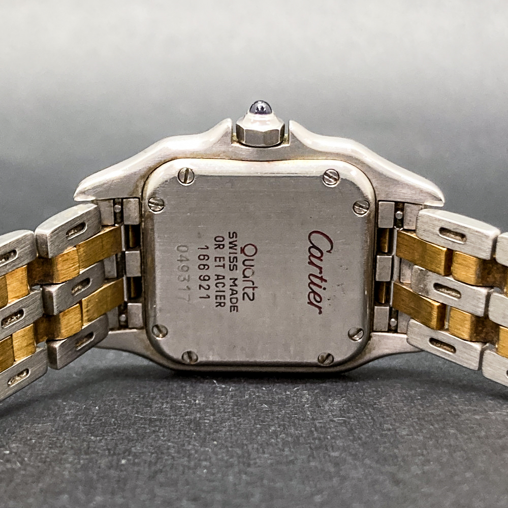 Vintage Panthère de Cartier Yellow Gold & Steel White Dial 22mm Product Image 7