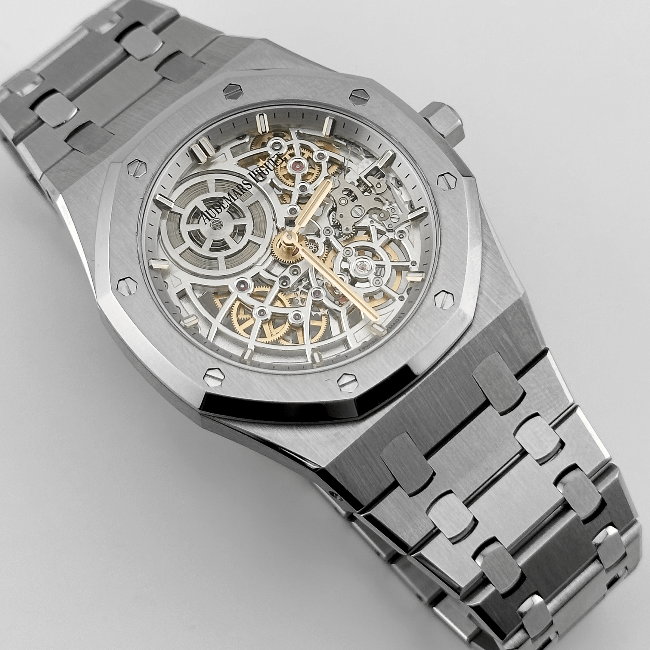 Royal Oak "Jumbo" Extra-Thin "50th Anniversary" Openworked Steel 39mm Product Image 1