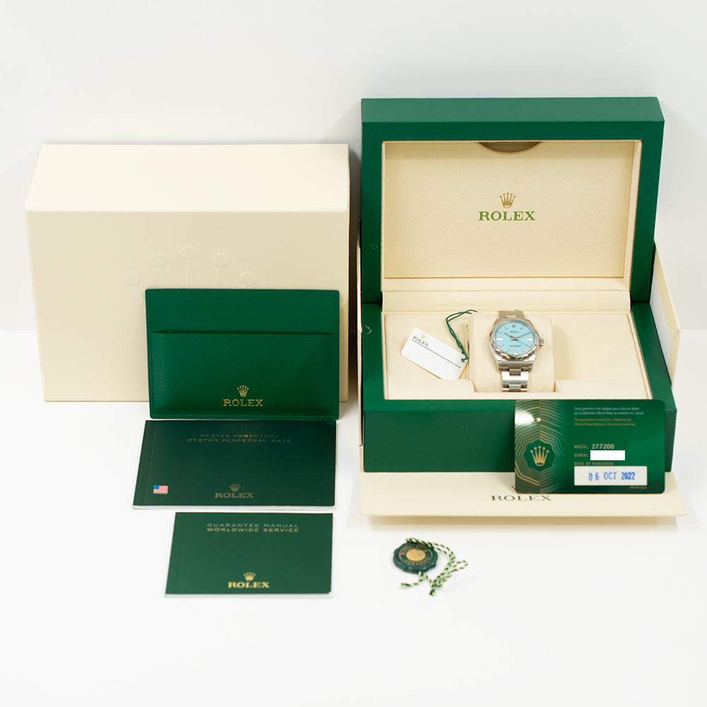 Oyster Perpetual Steel Turquoise Dial 31mm Product Image 9