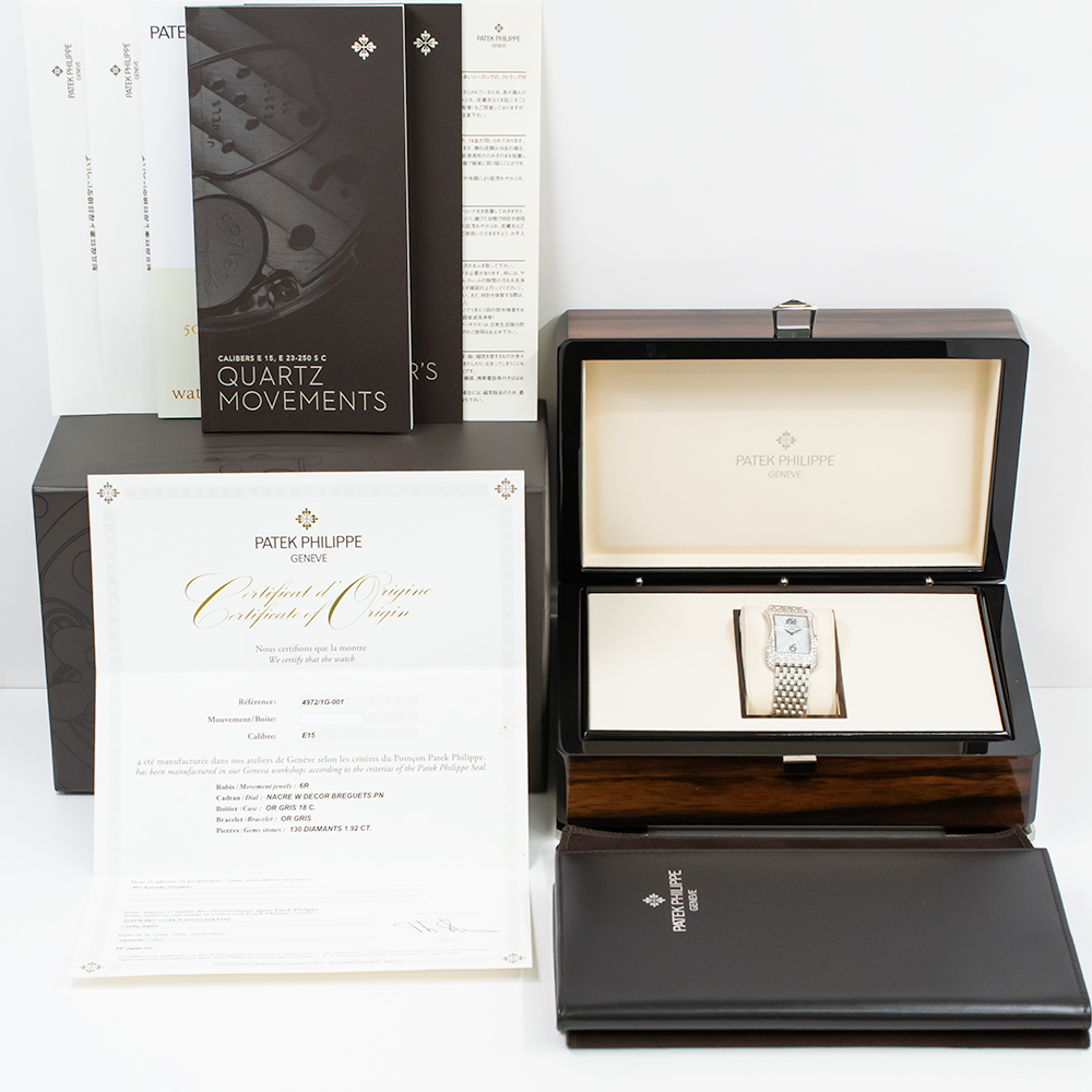 Gondolo Serata White Gold Diamond Mother of Pearl Dial 27mm Product Image 10