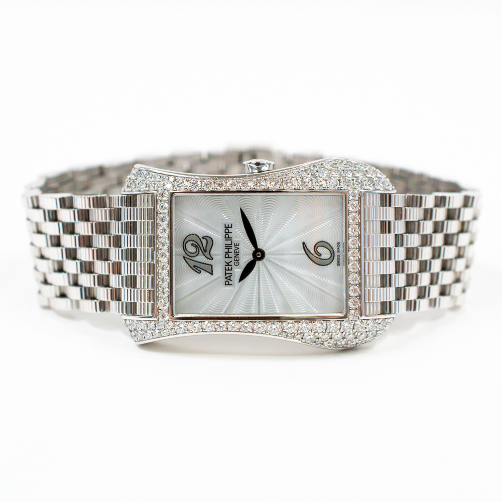 Gondolo Serata White Gold Diamond Mother of Pearl Dial 27mm Product Image 2