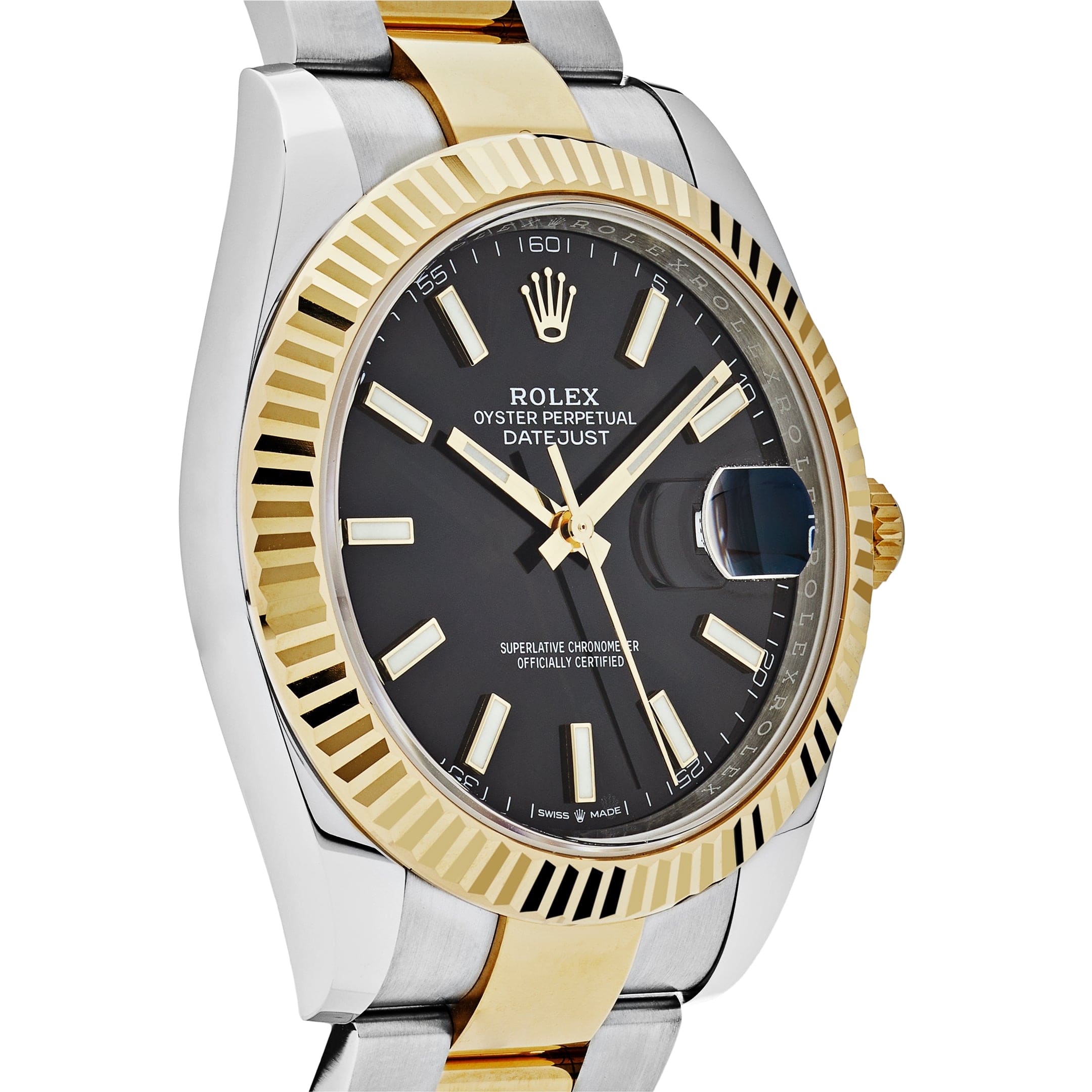 Datejust Yellow Gold & Steel Black Dial 41mm Product Image 2