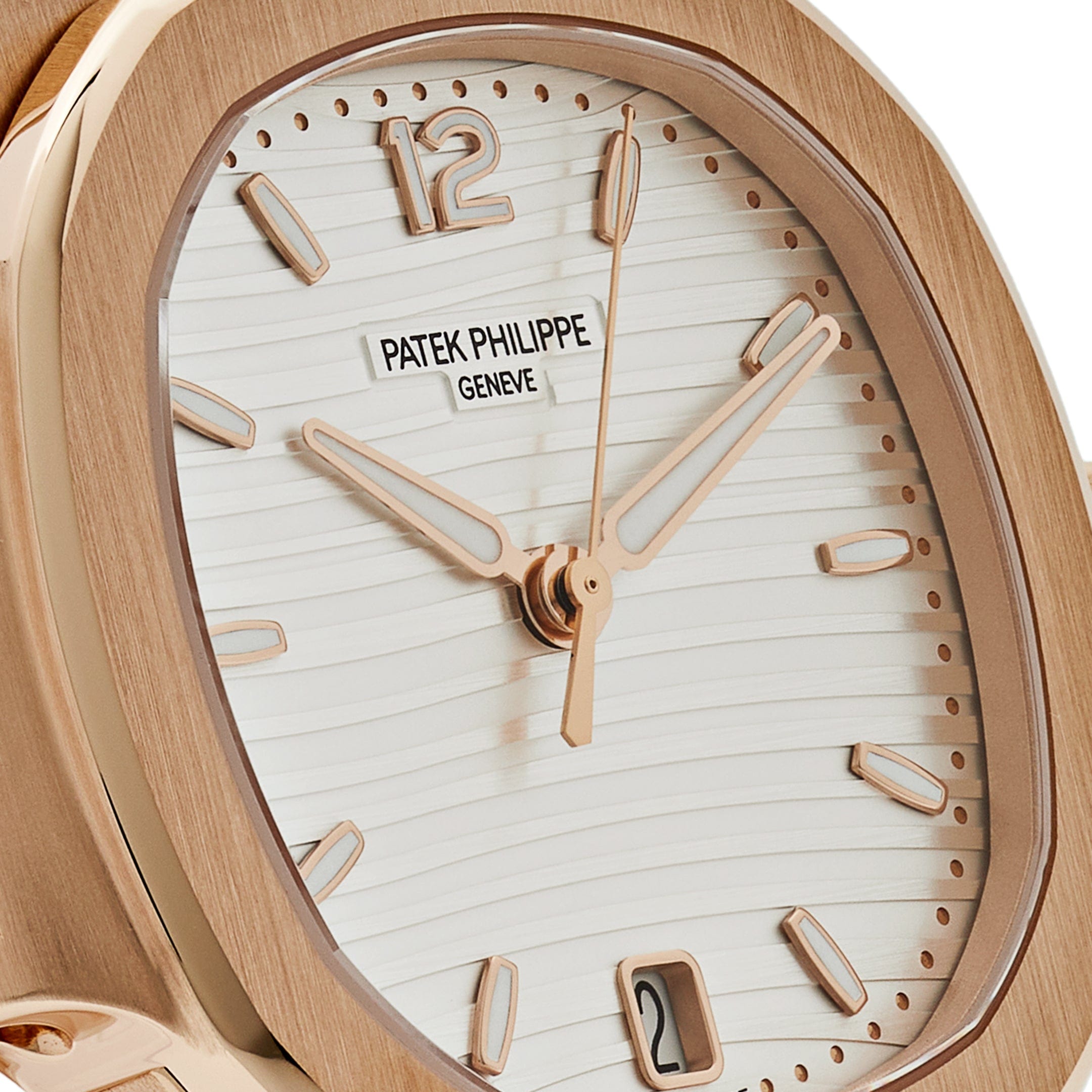 Nautilus Ladies Rose Gold Silver Dial 35mm Product Image 3