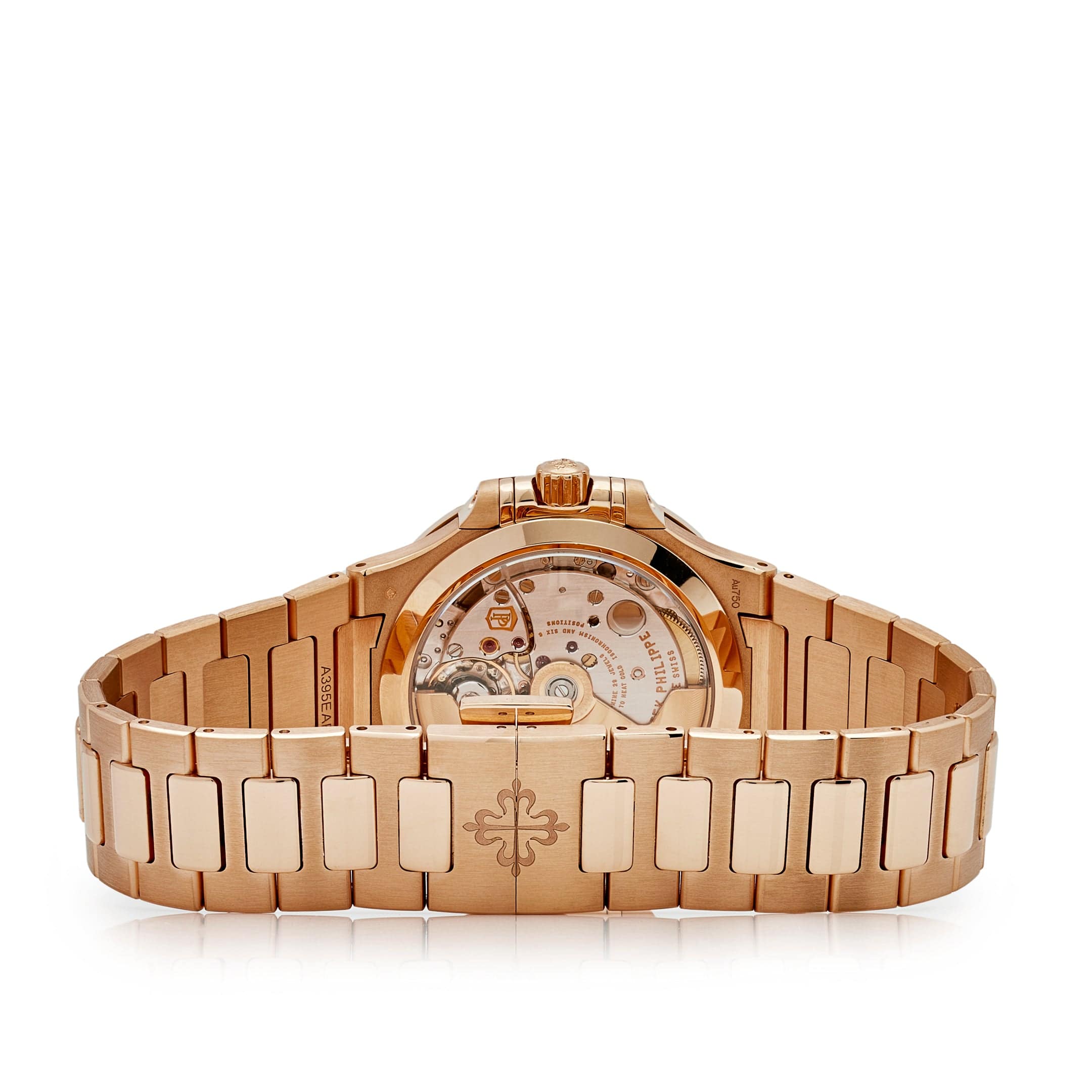 Nautilus Ladies Rose Gold Silver Dial 35mm Product Image 4