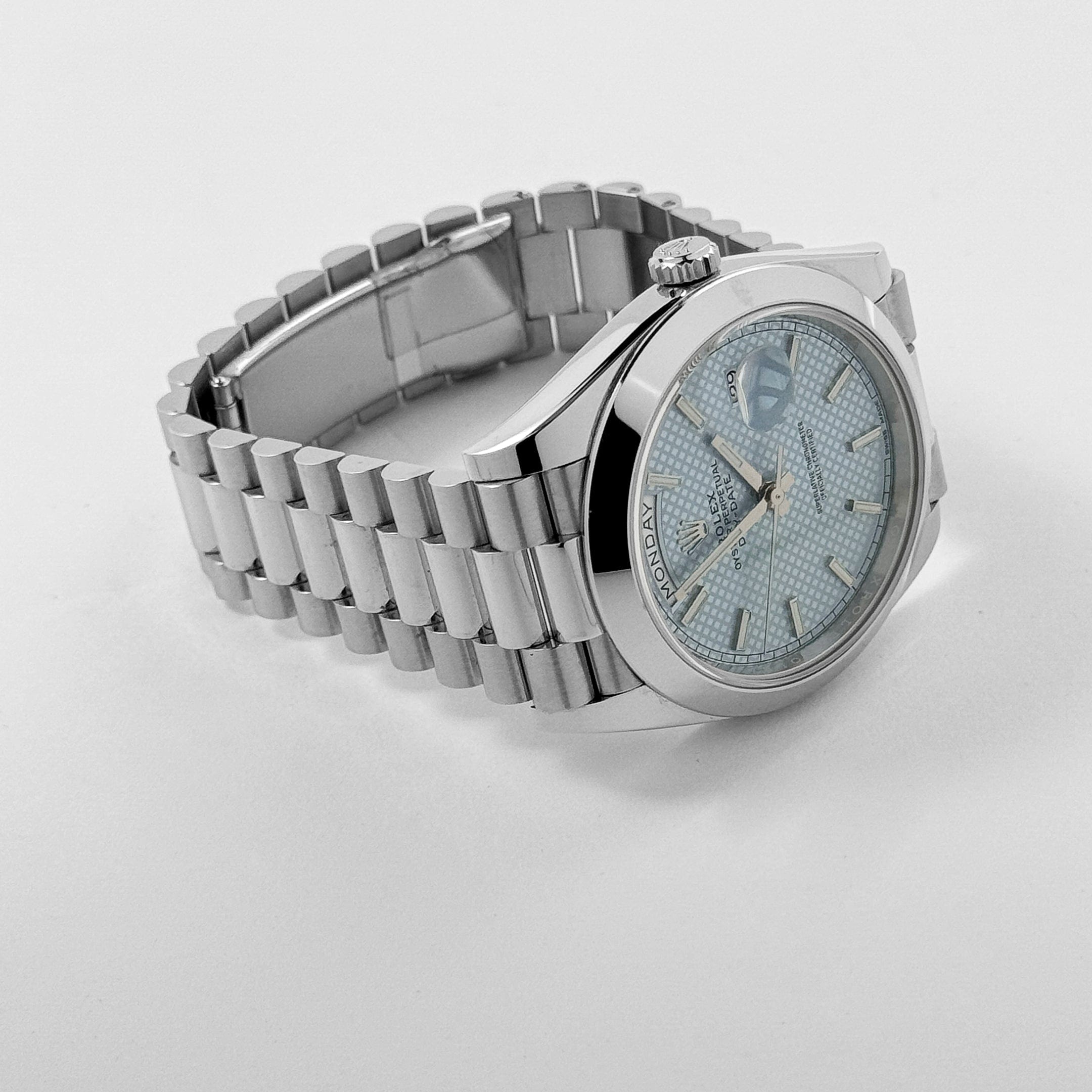 Day-Date 40 Platinum Blue Dial 40mm Product Image 2