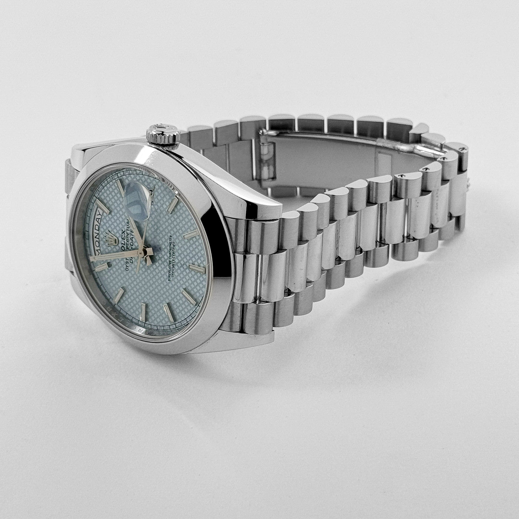 Day-Date 40 Platinum Blue Dial 40mm Product Image 3
