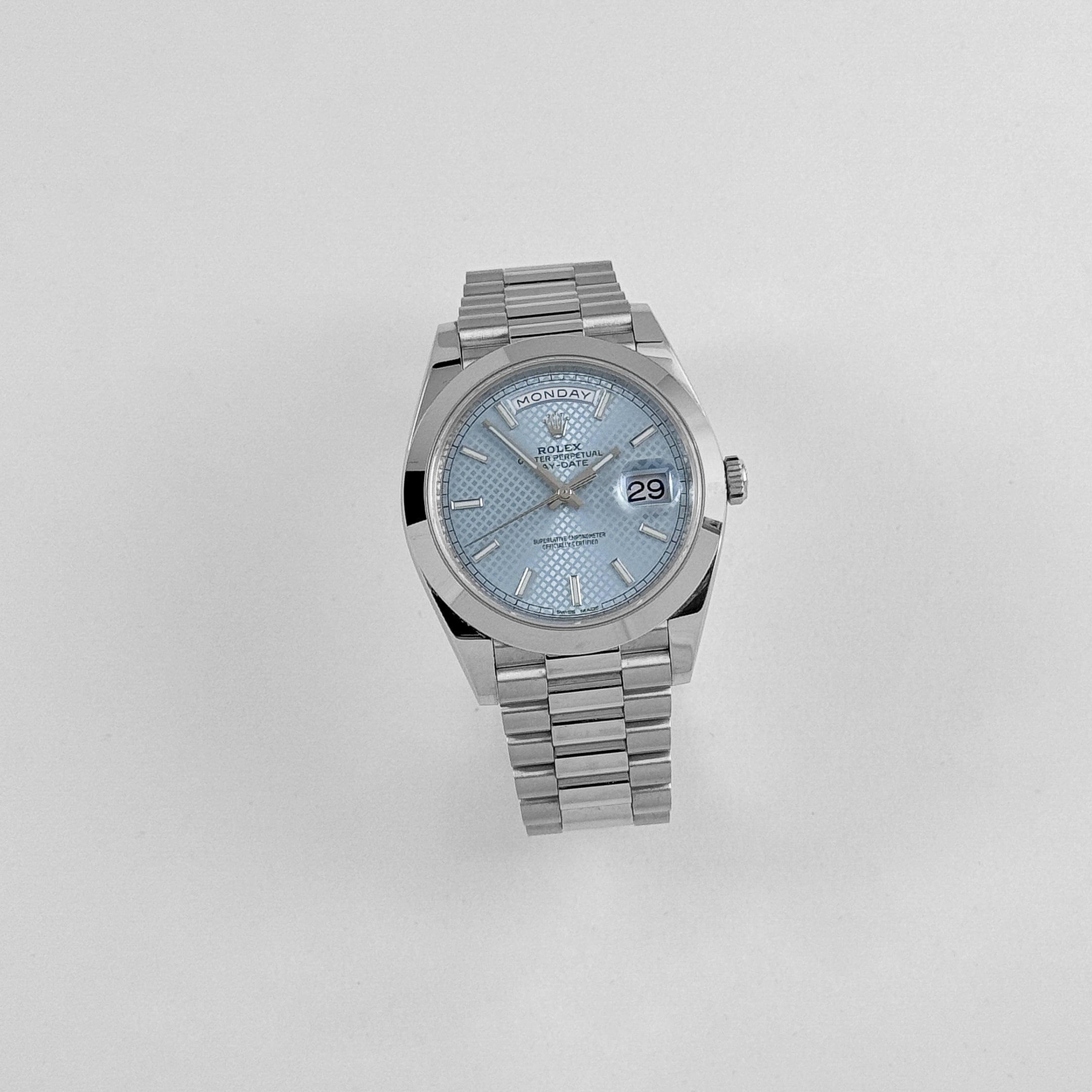 Day-Date 40 Platinum Blue Dial 40mm Product Image 1
