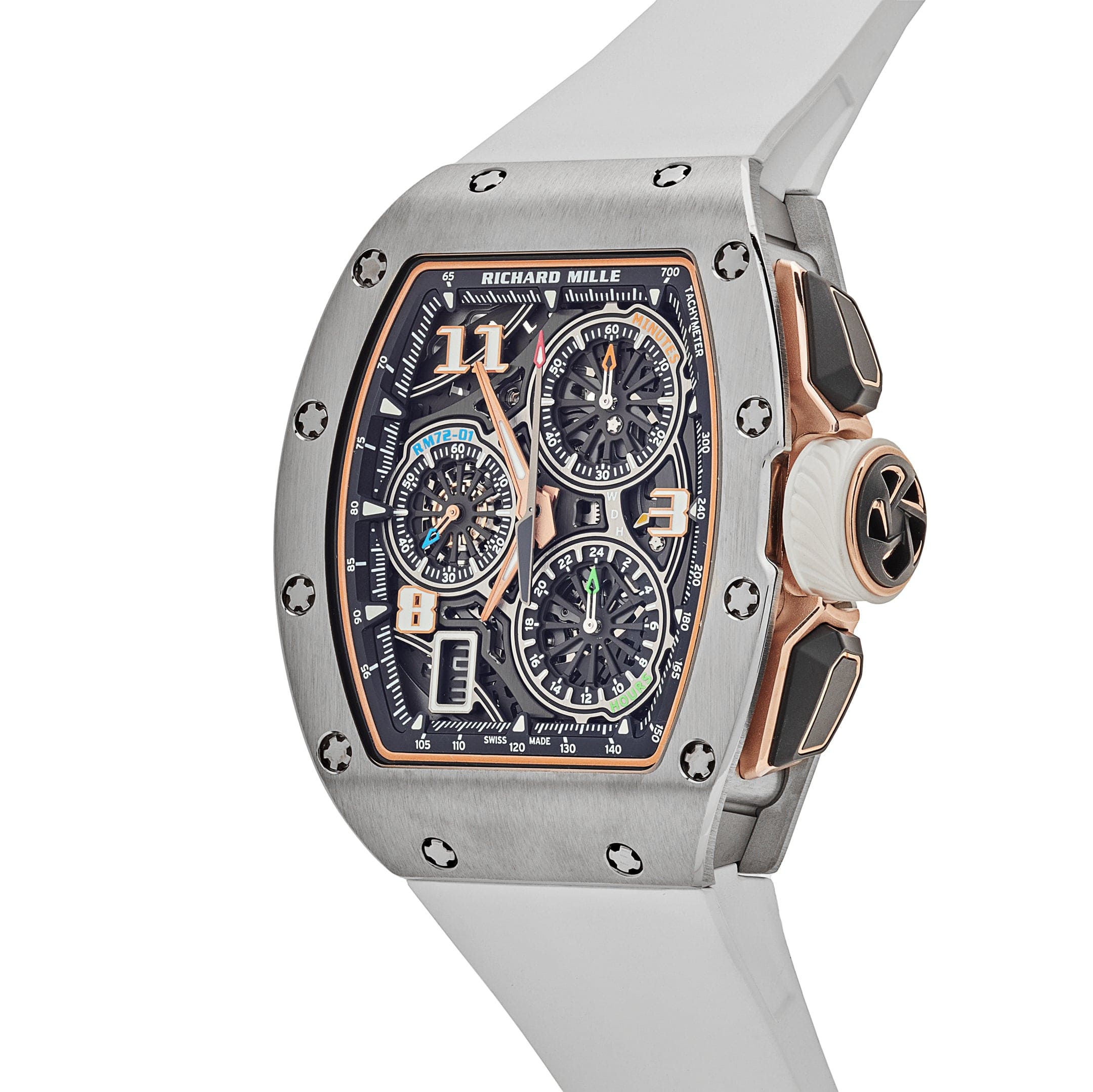 RM72-01 Lifestyle In-House Chronograph Titanium Product Image 1