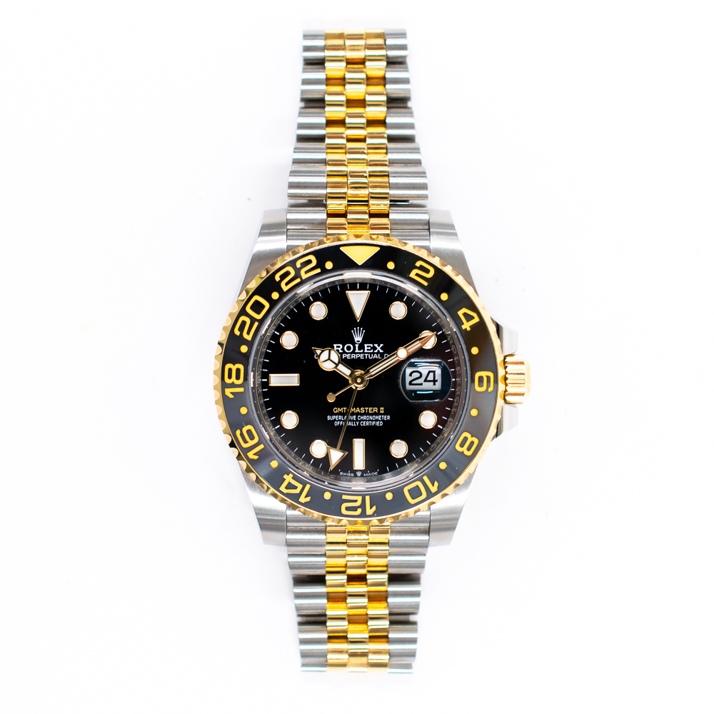 GMT-Master II Yellow Gold & Steel Jubilee Black Dial 40mm Product Image 1