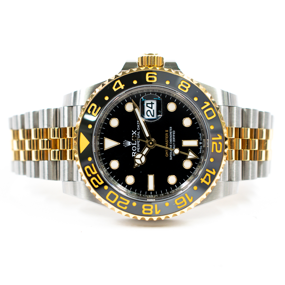 GMT-Master II Yellow Gold & Steel Jubilee Black Dial 40mm Product Image 2