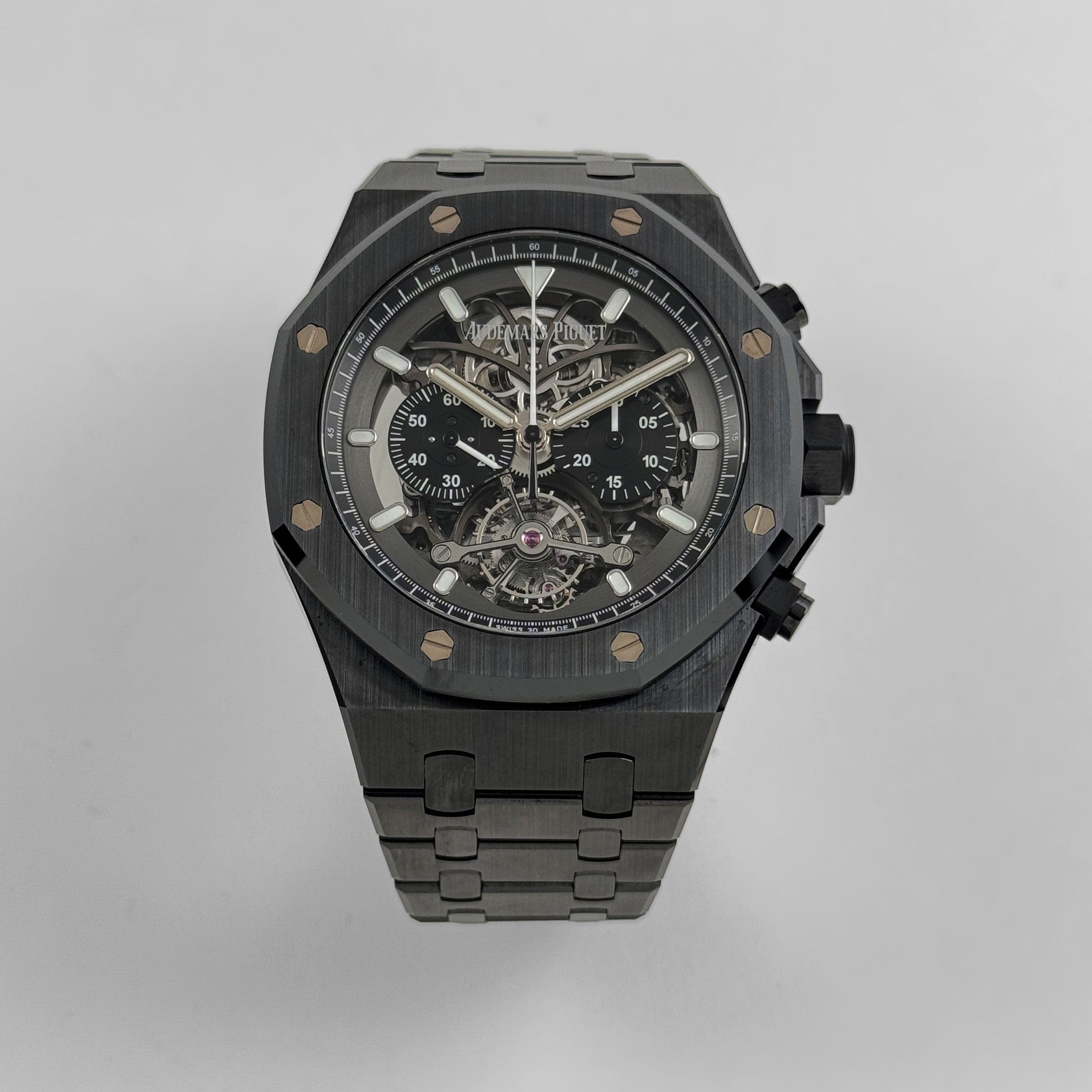 Royal Oak Tourbillon Chronograph Titanium Ceramic Openworked Dial 44mm Product Image 1