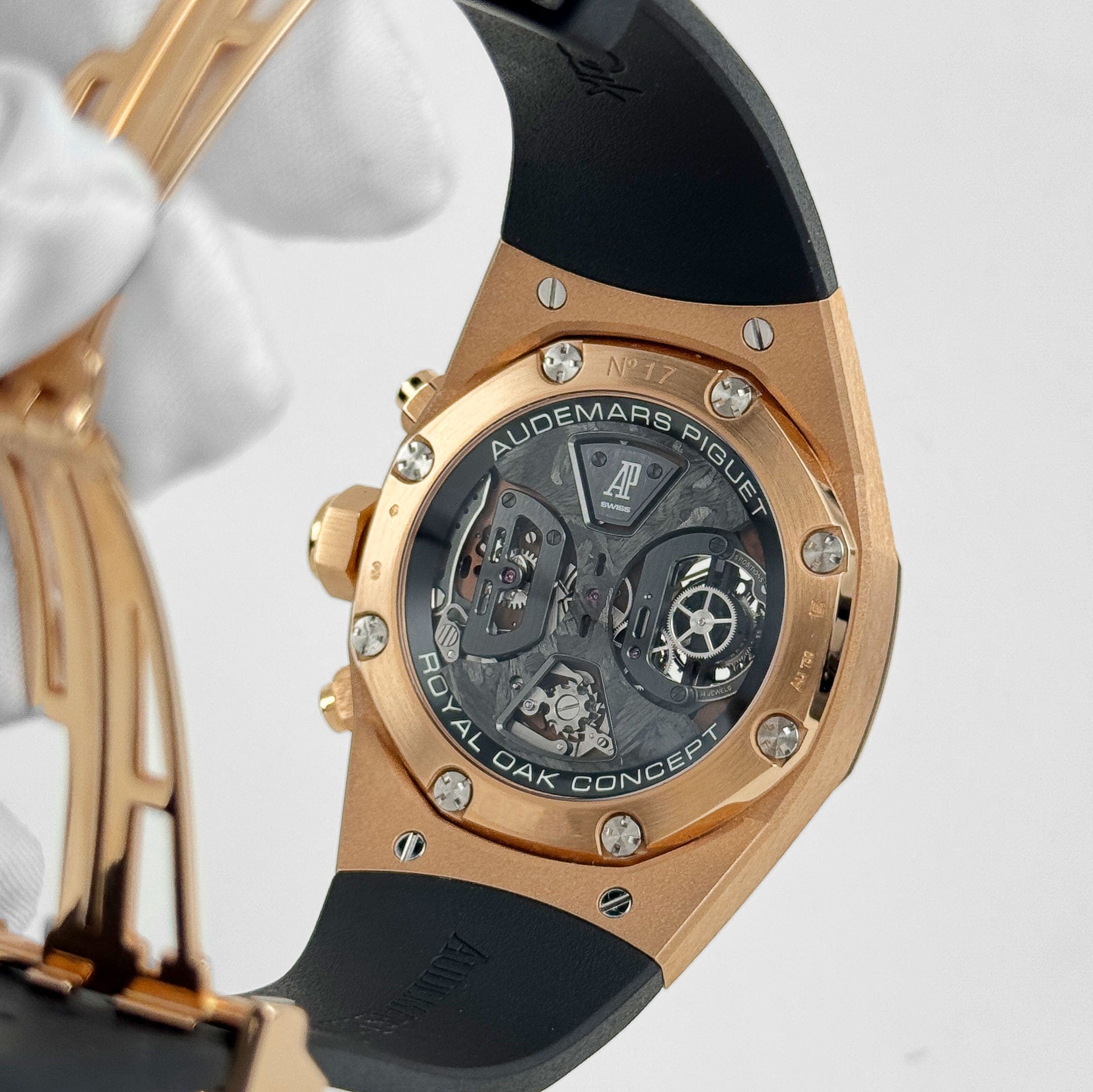 Royal Oak Concept Tourbillon Chronograph Rose Gold Skeleton Dial 44mm Product Image 8