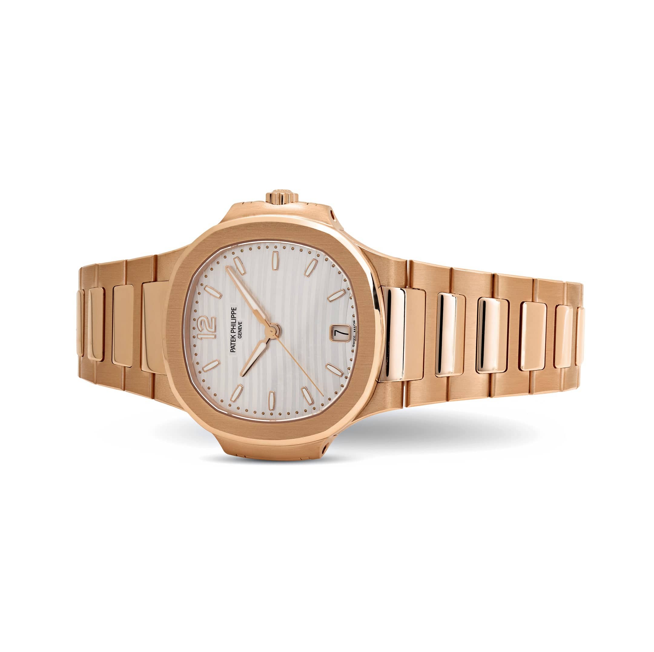 Nautilus Ladies Rose Gold Silver Dial 35mm Product Image 1