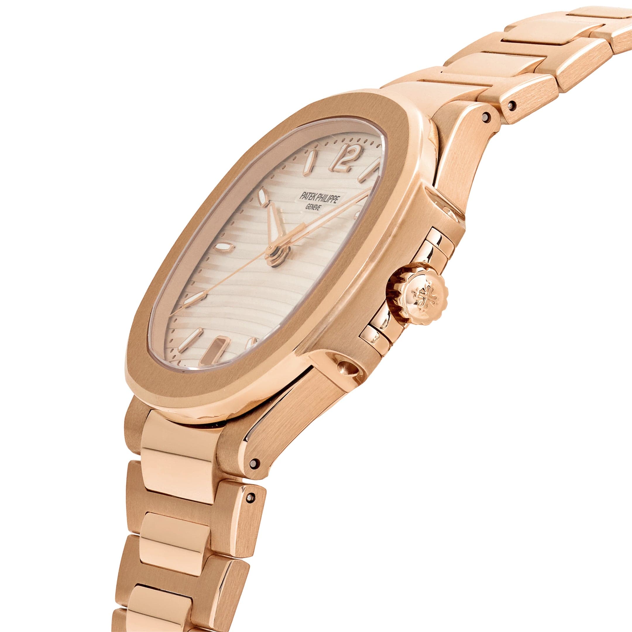 Nautilus Ladies Rose Gold Silver Dial 35mm Product Image 3