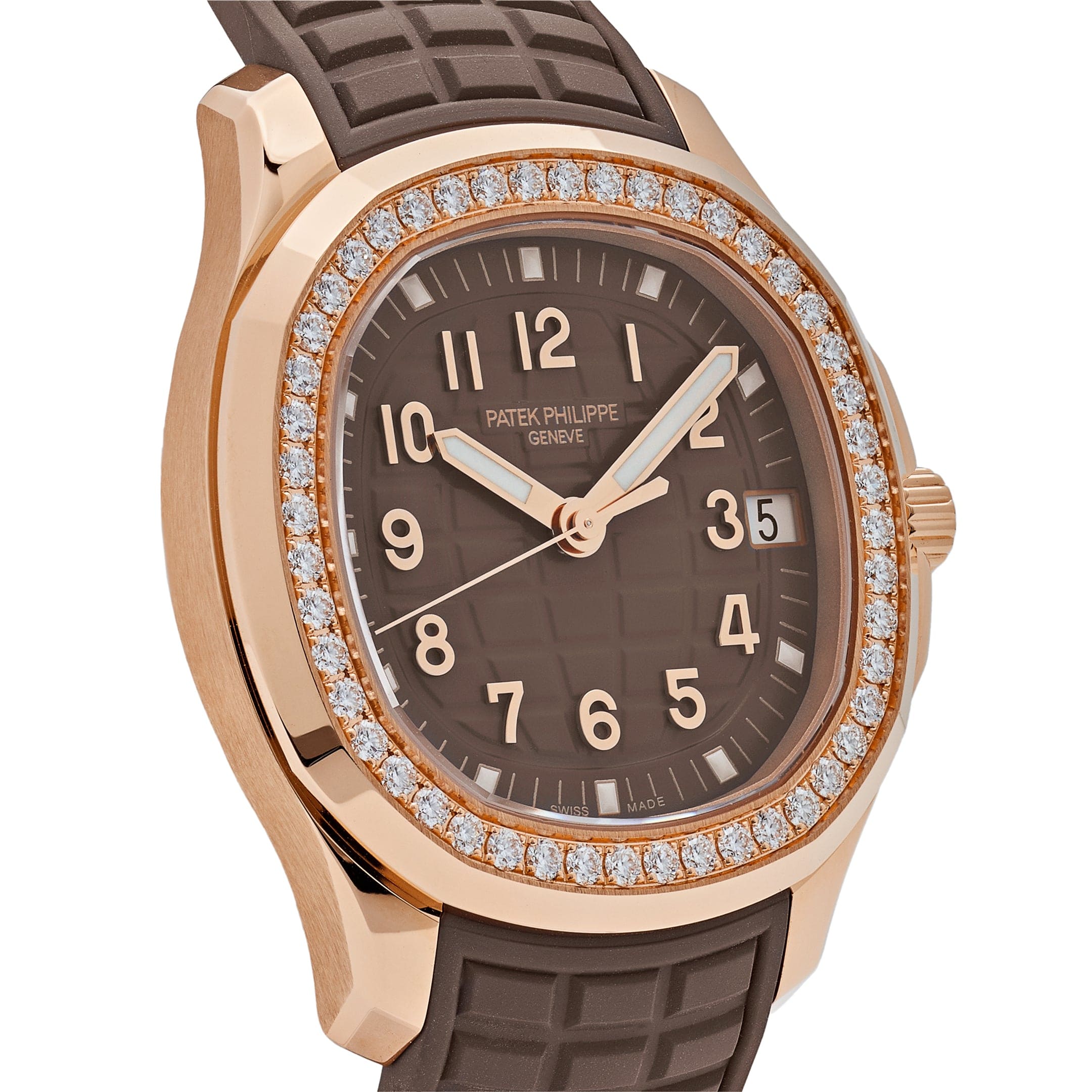Aquanaut Rose Gold Diamond Brown Dial 38mm Product Image 2