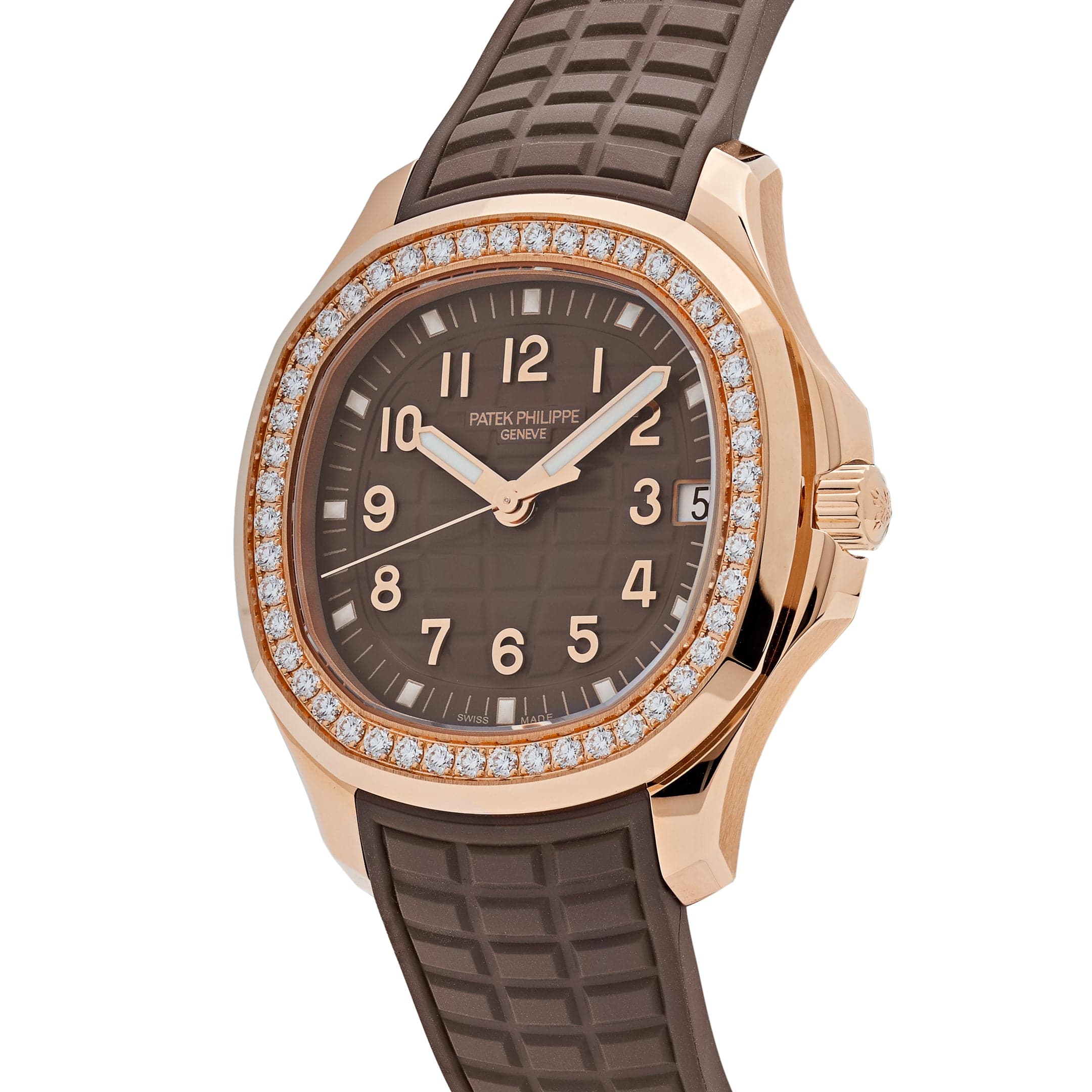 Aquanaut Rose Gold Diamond Brown Dial 38mm Product Image 1