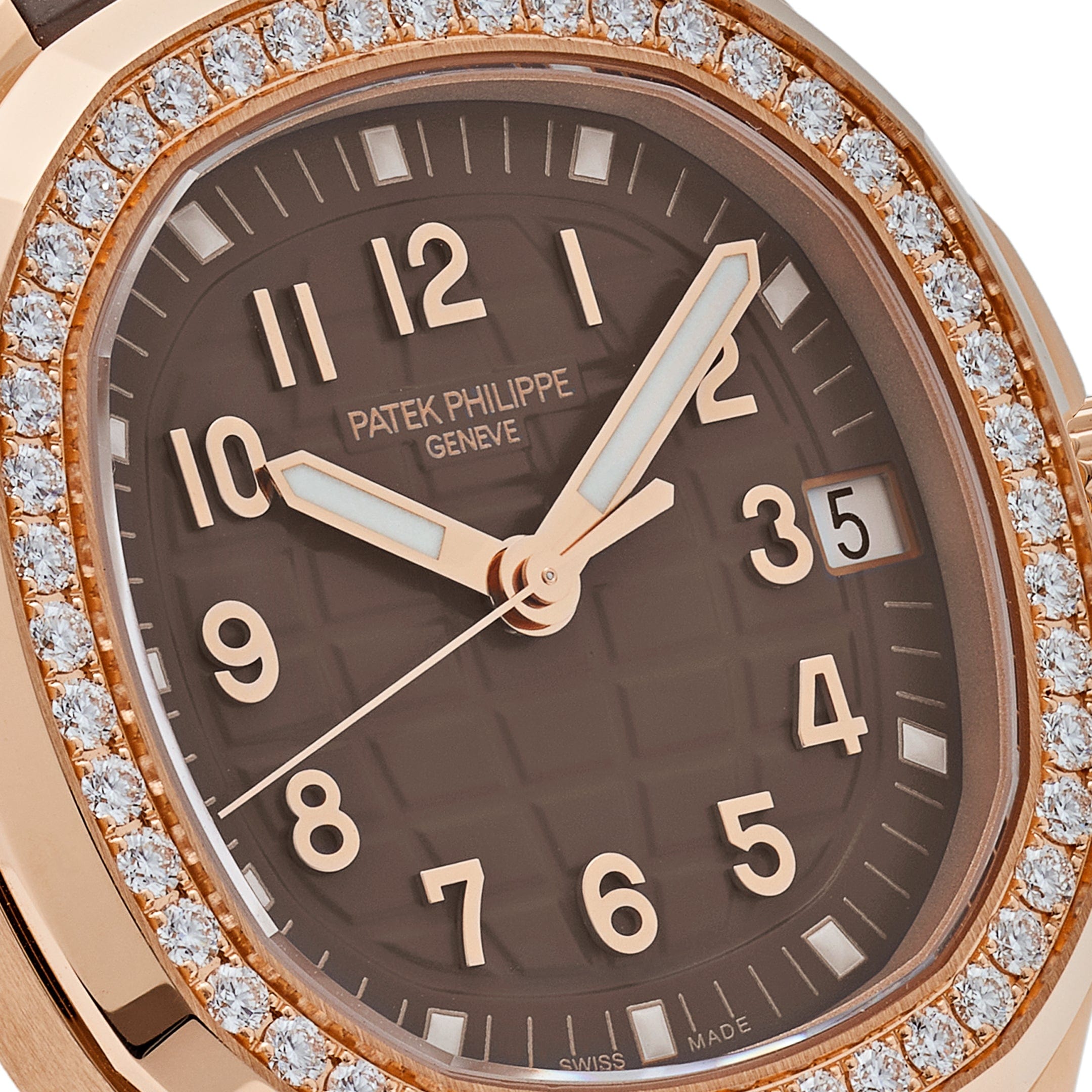 Aquanaut Rose Gold Diamond Brown Dial 38mm Product Image 3
