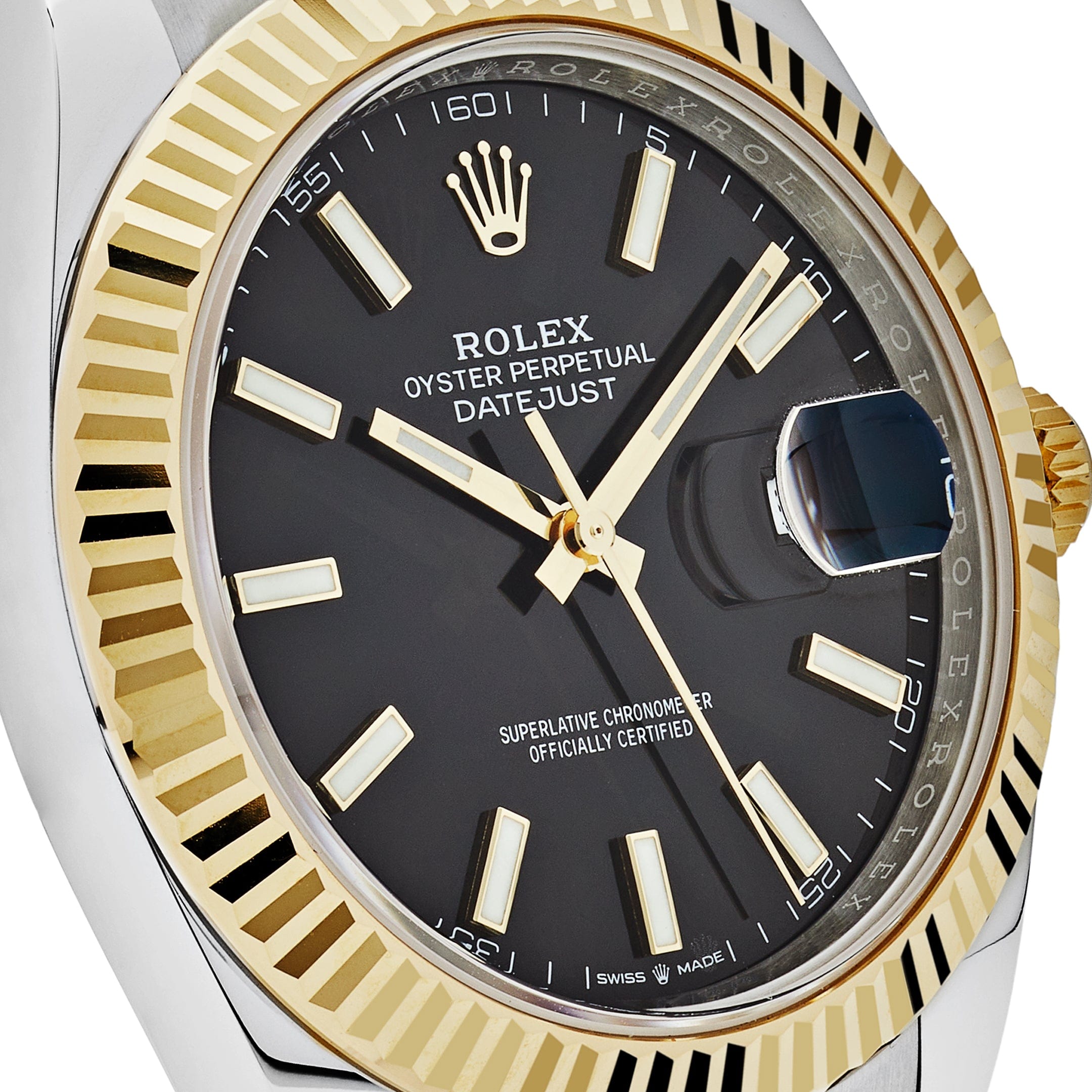 Datejust Yellow Gold & Steel Black Dial 41mm Product Image 3