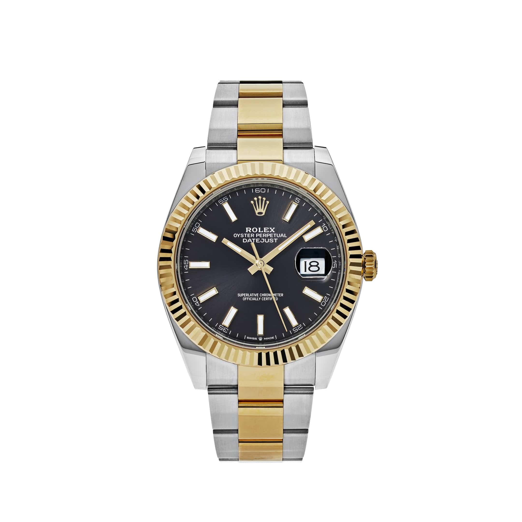 Datejust Yellow Gold & Steel Black Dial 41mm Product Image 5