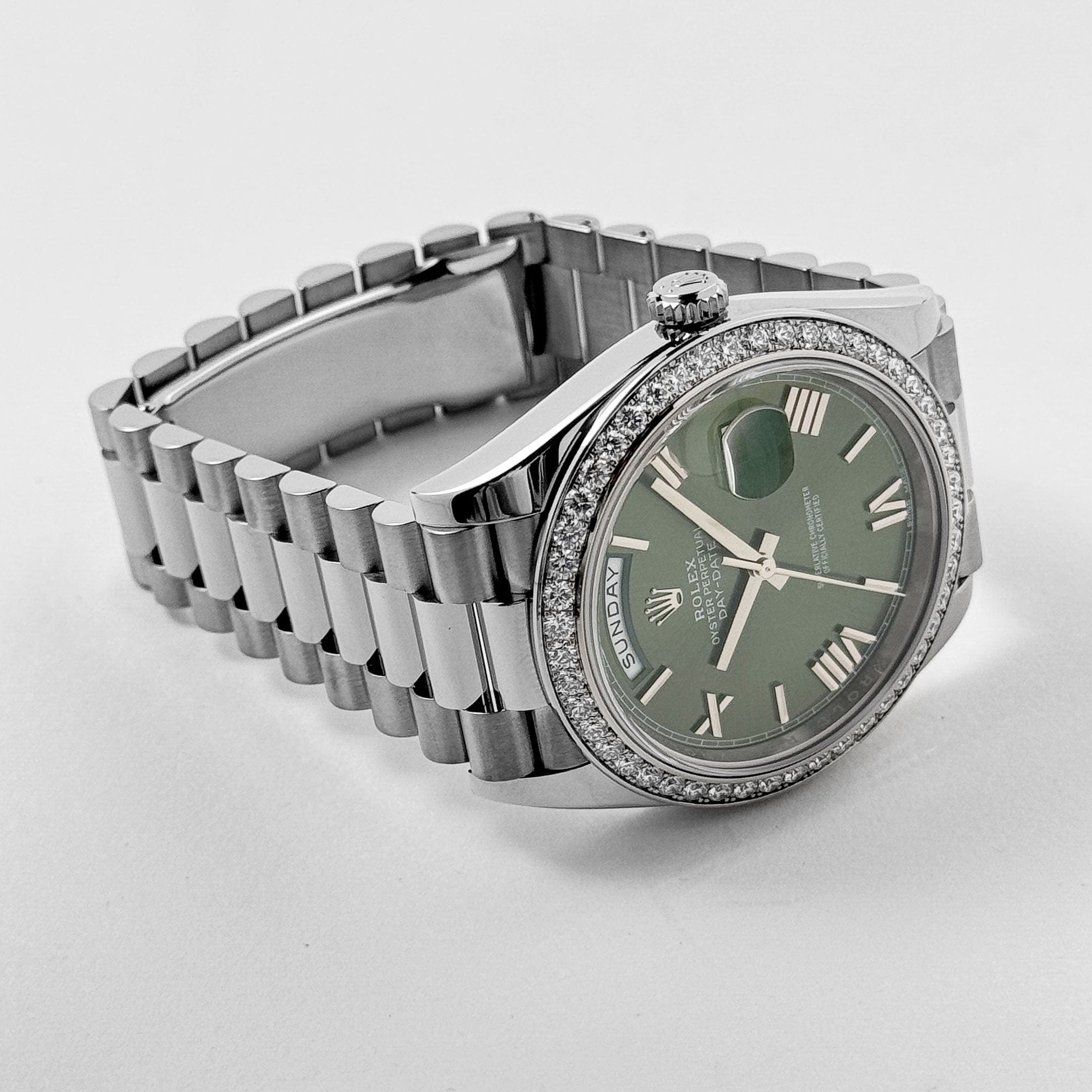 Day-Date White Gold Green Dial 40mm Product Image 3
