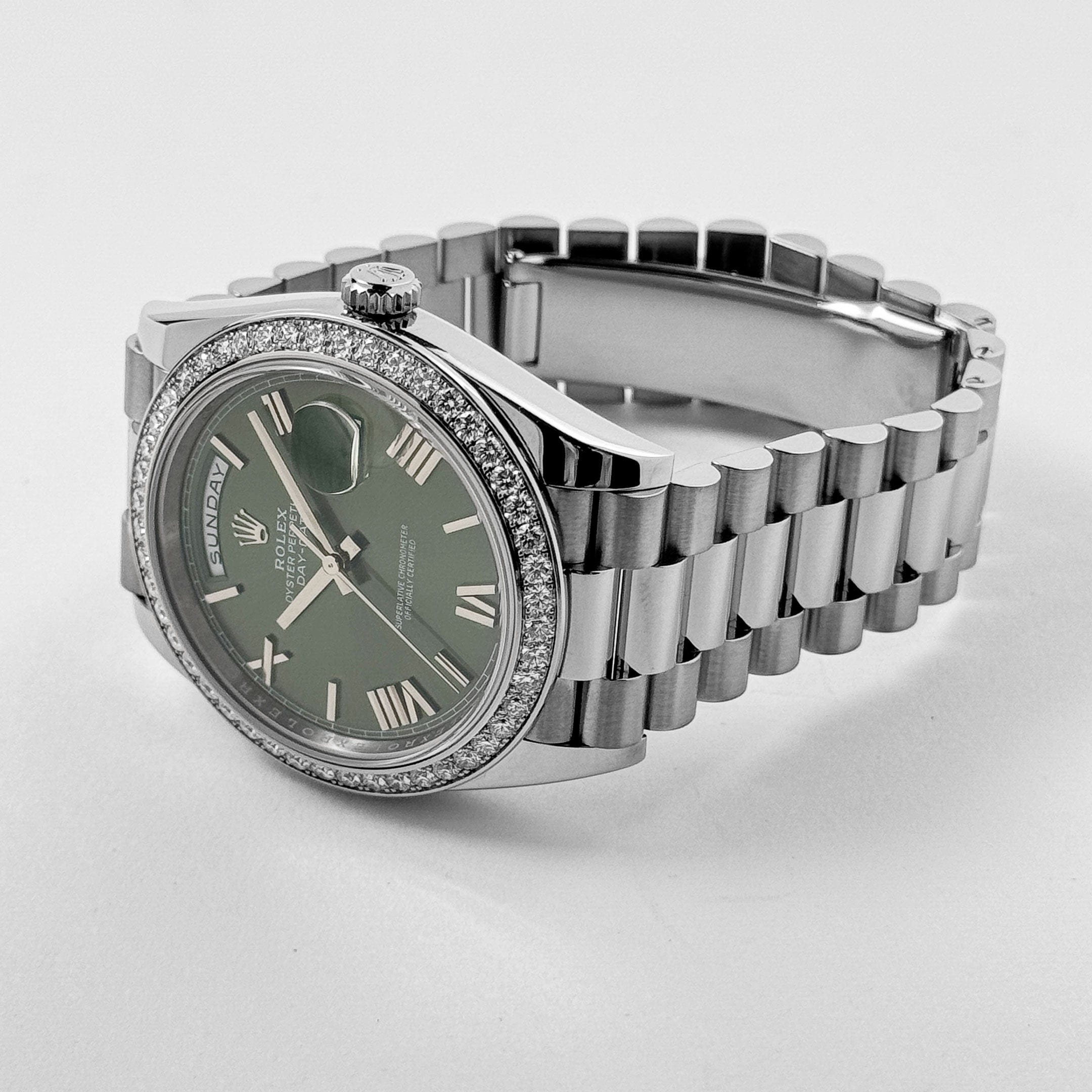 Day-Date White Gold Green Dial 40mm Product Image 2