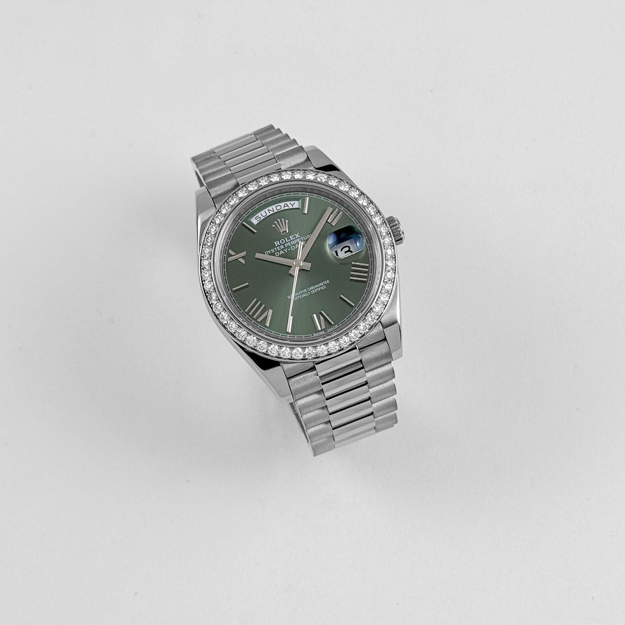 Day-Date White Gold Green Dial 40mm Product Image 1