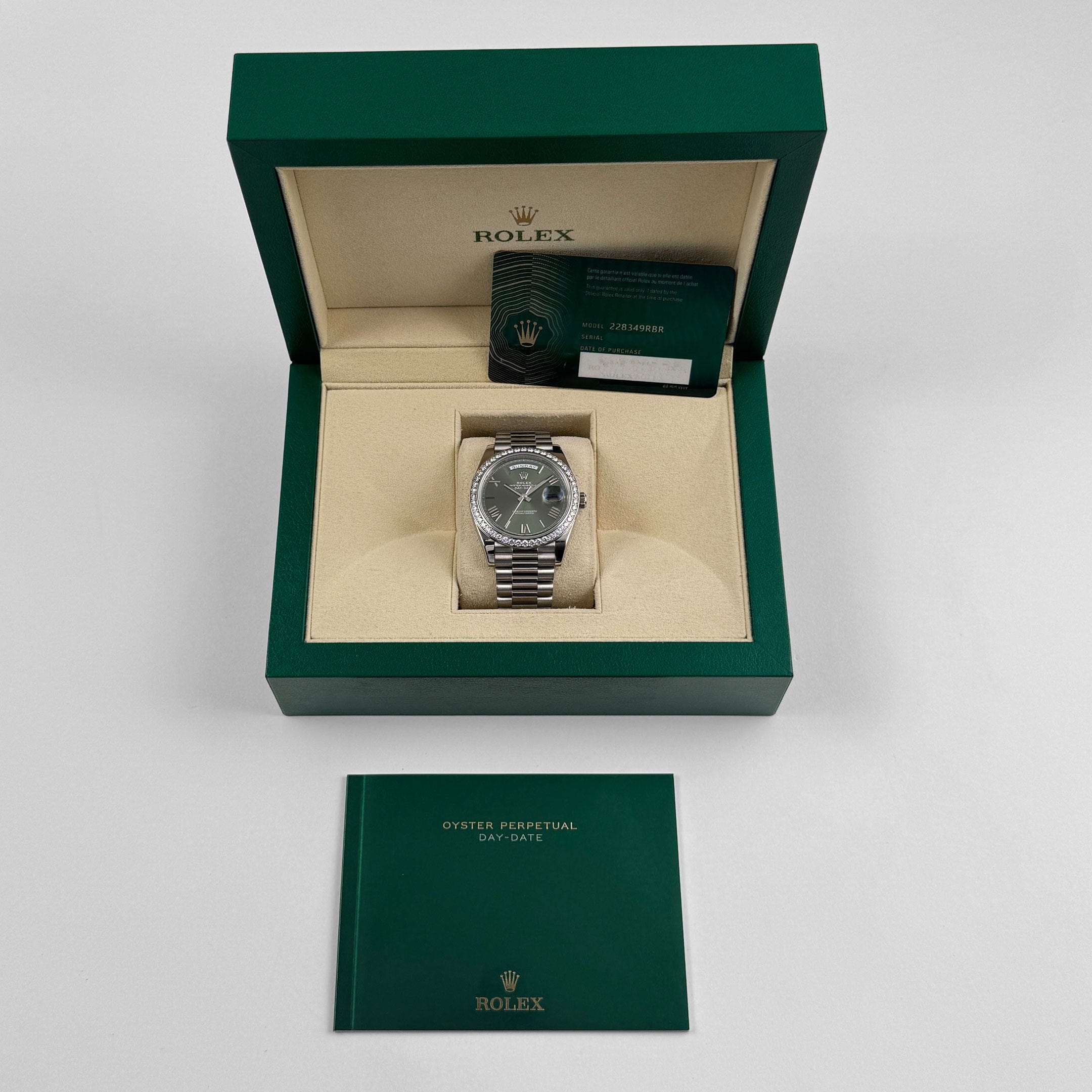 Day-Date White Gold Green Dial 40mm Product Image 10