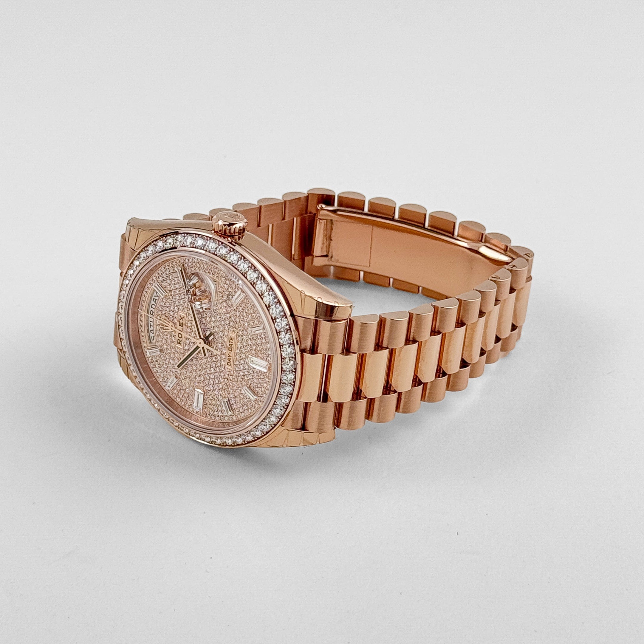 Day-Date Rose Gold Diamond Pave Dial 40mm Product Image 2