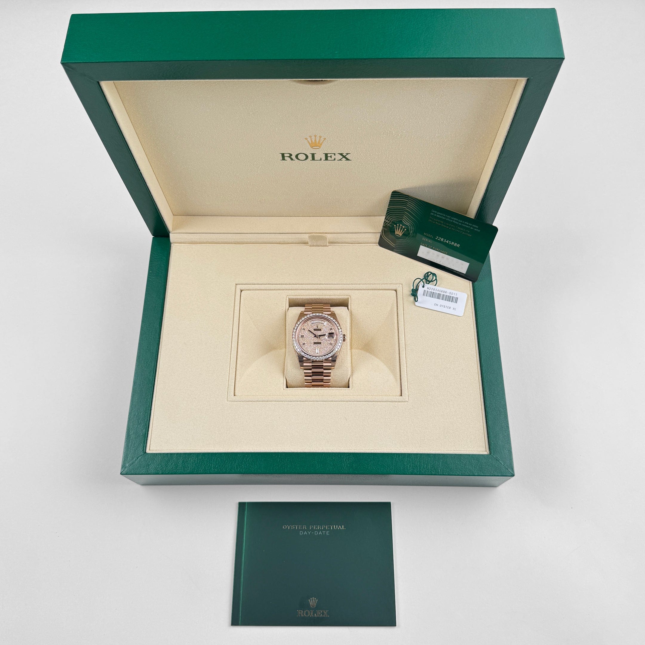 Day-Date Rose Gold Diamond Pave Dial 40mm Product Image 10