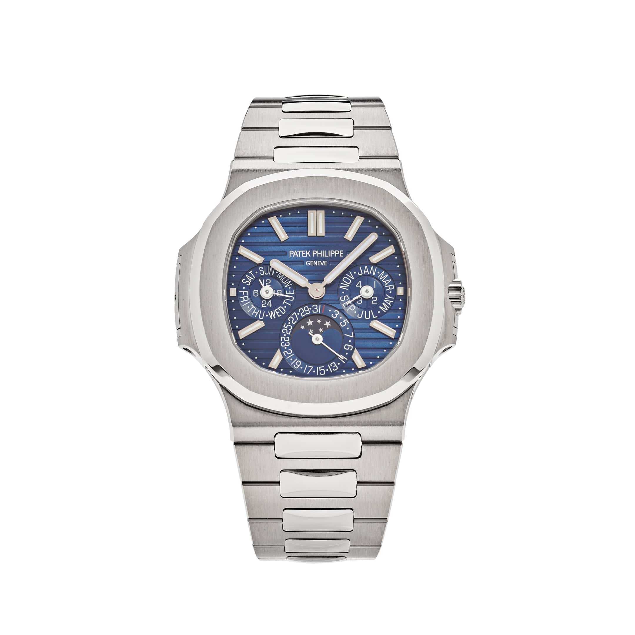 Nautilus Perpetual Calendar White Gold Blue Dial 40mm Product Image 1