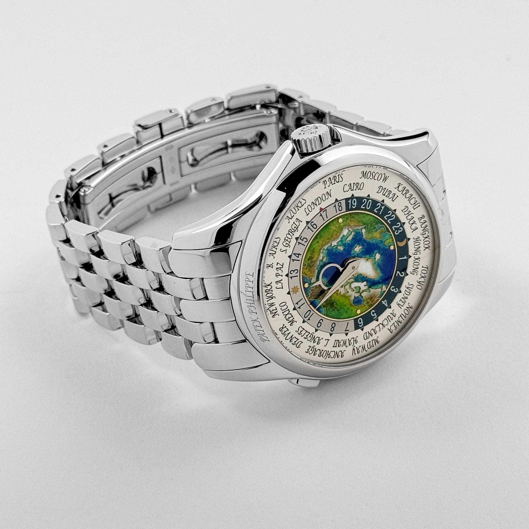 World Time Platinum Cloisonné Enamel Dial 39mm Product Image 2