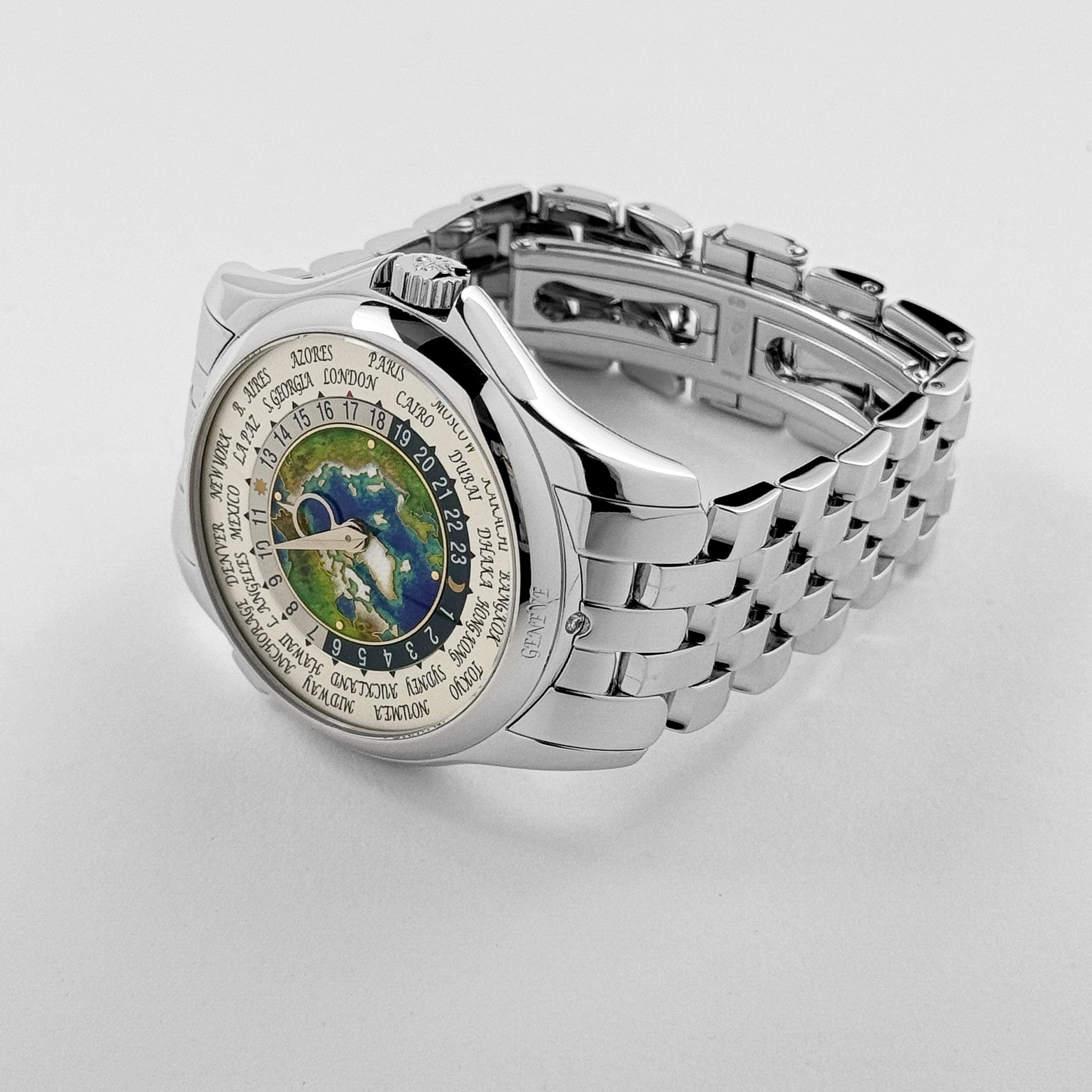 World Time Platinum Cloisonné Enamel Dial 39mm Product Image 3