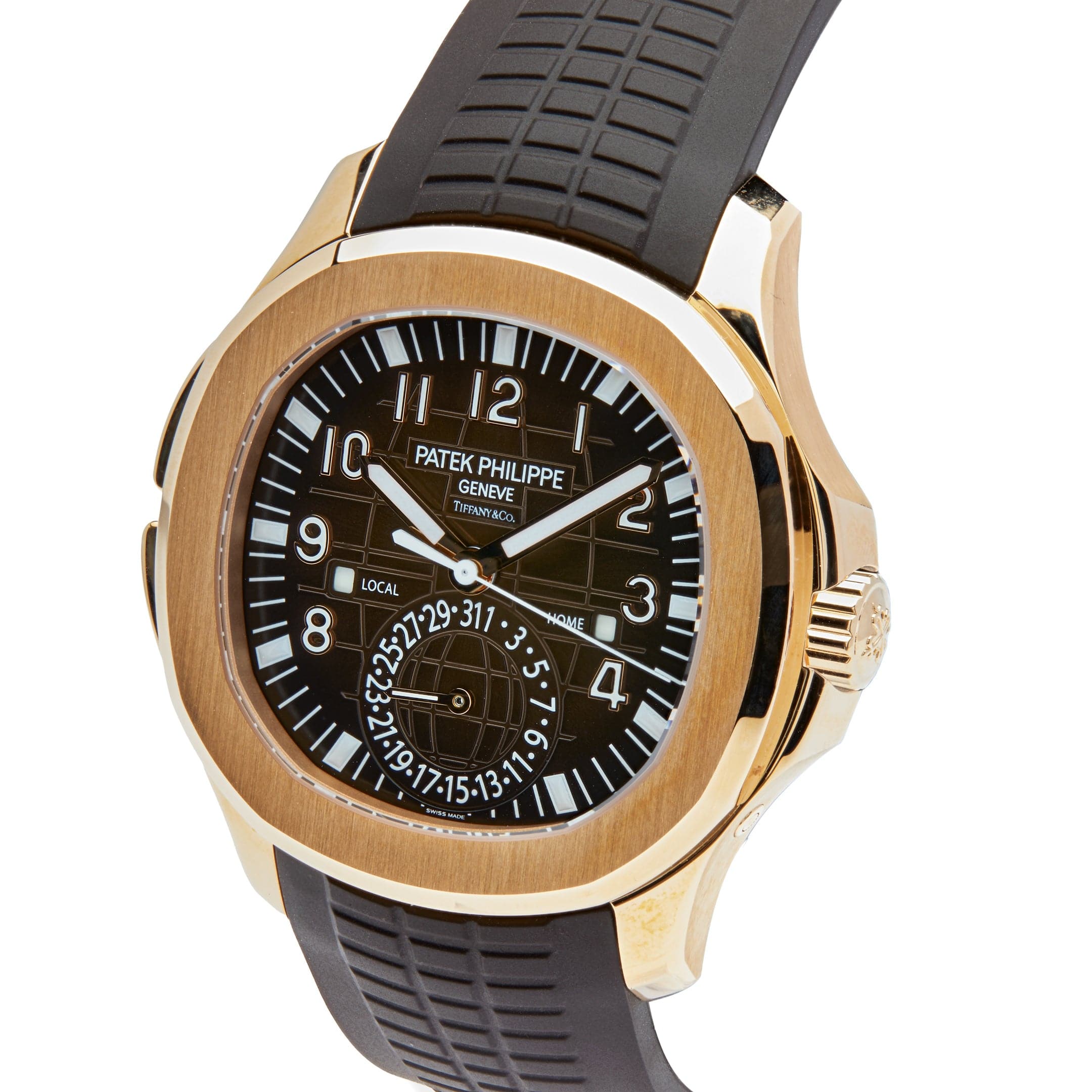 Aquanaut Travel Time "Tiffany & Co." Rose Gold Brown Dial 41mm Product Image 1