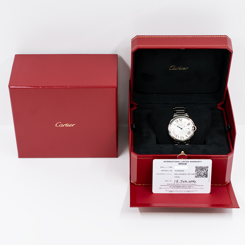 Ballon Bleu de Cartier Steel Silver Dial 42mm Product Image 9