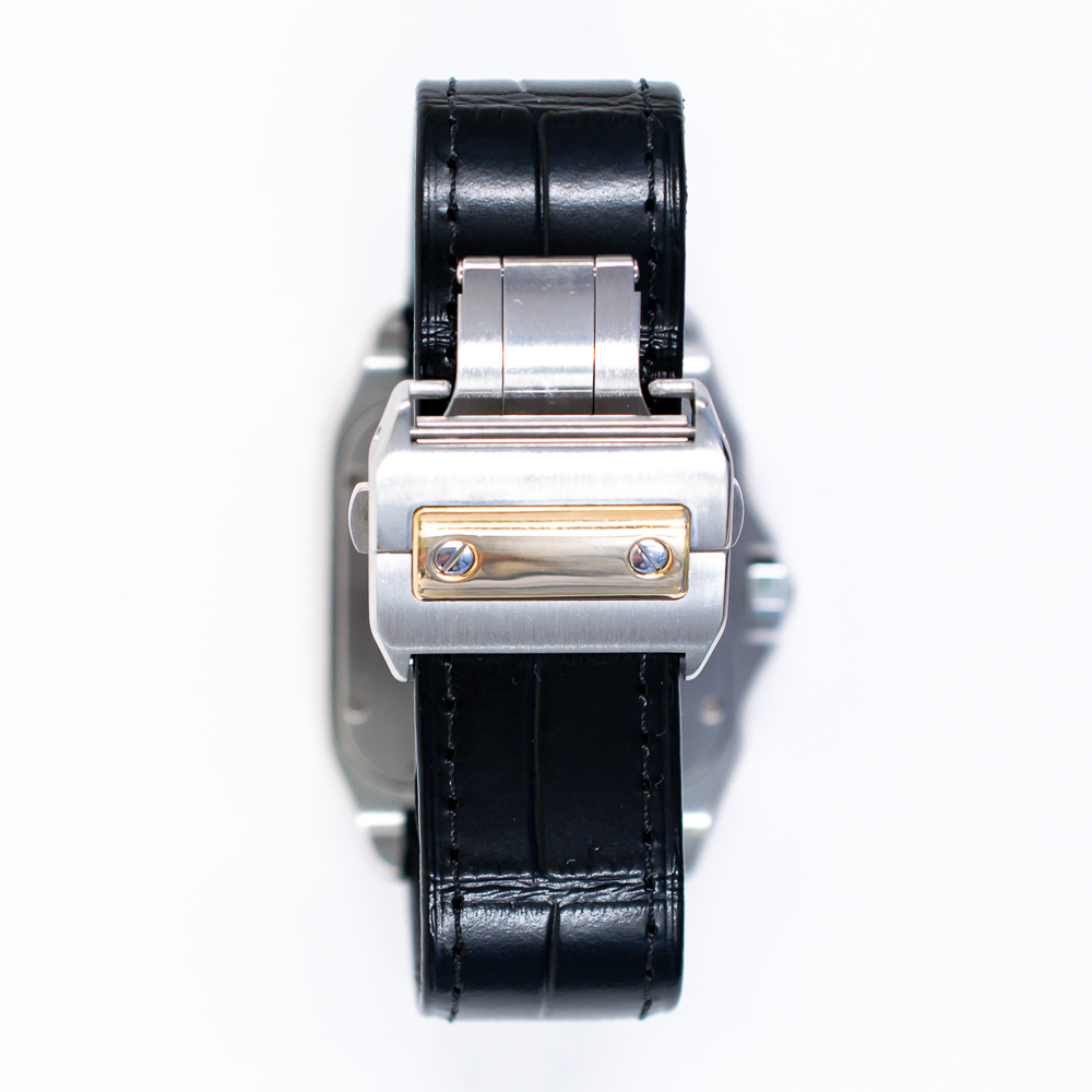 Santos de Cartier Yellow Gold & Steel Silver Dial 38mm Product Image 3