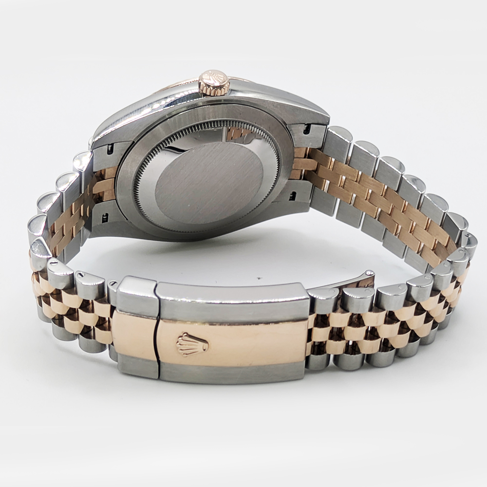 Datejust Rose Gold & Steel Jubilee Brown Dial 41mm Product Image 3