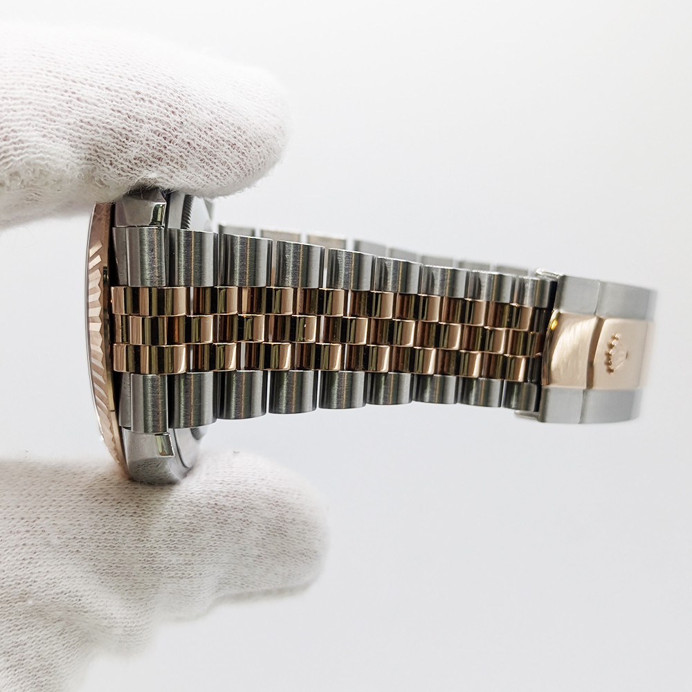 Datejust Rose Gold & Steel Jubilee Brown Dial 41mm Product Image 6