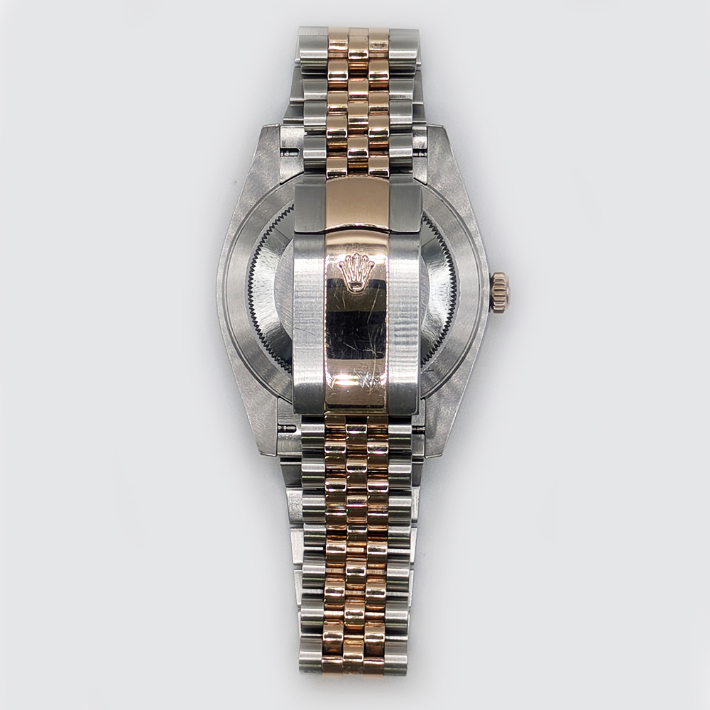 Datejust Rose Gold & Steel Jubilee Brown Dial 41mm Product Image 5