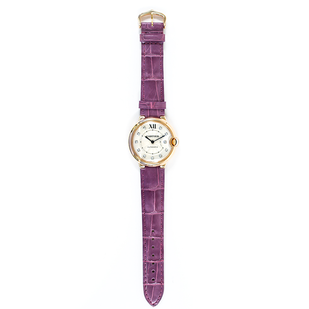 Ballon Bleu de Cartier Rose Gold Silver Dial 36mm Product Image 1