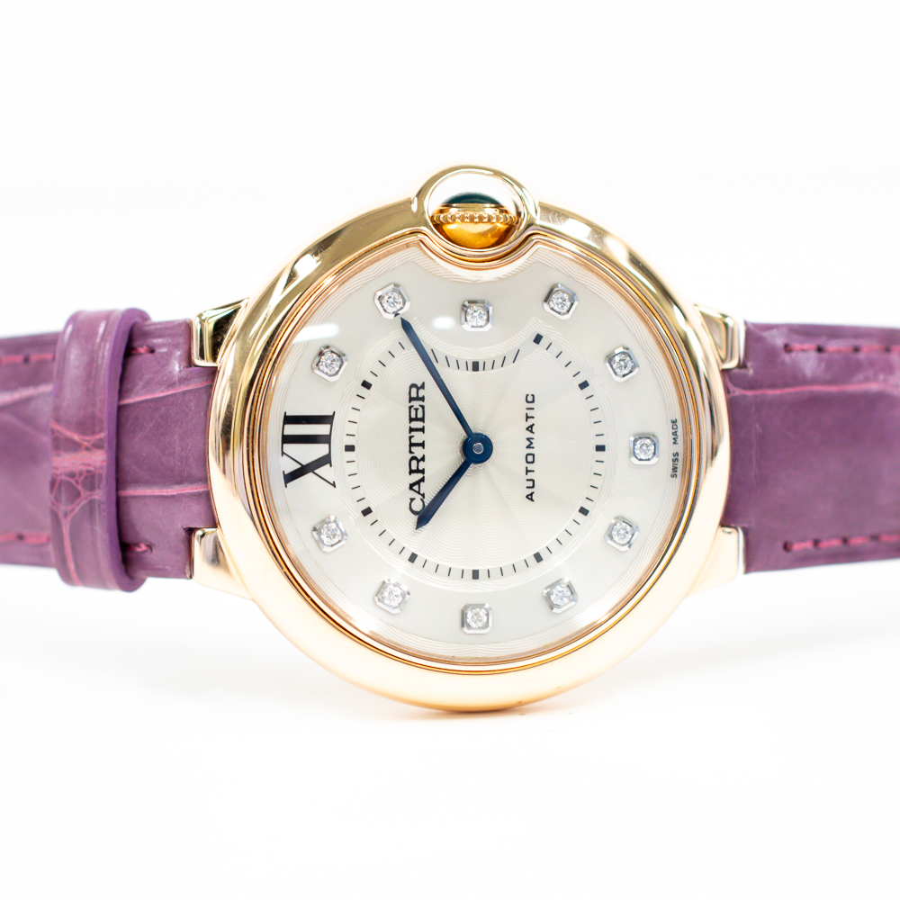 Ballon Bleu de Cartier Rose Gold Silver Dial 36mm Product Image 2