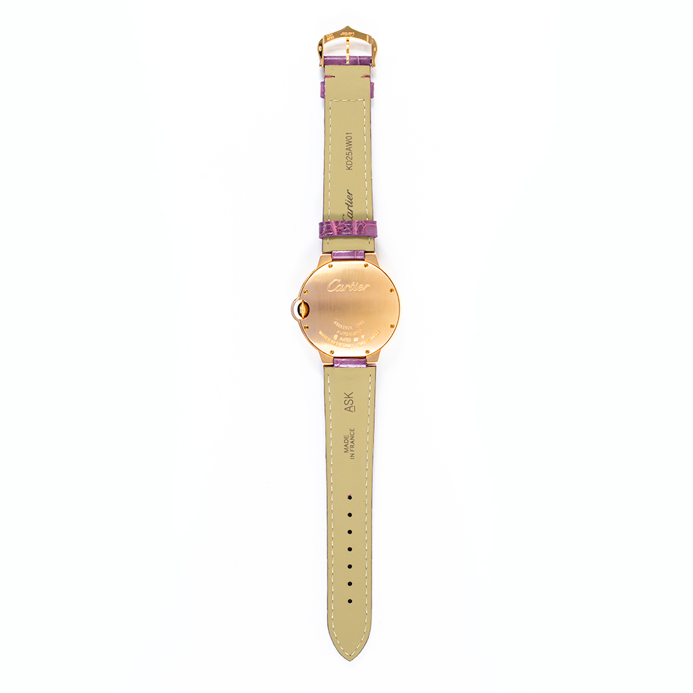 Ballon Bleu de Cartier Rose Gold Silver Dial 36mm Product Image 3
