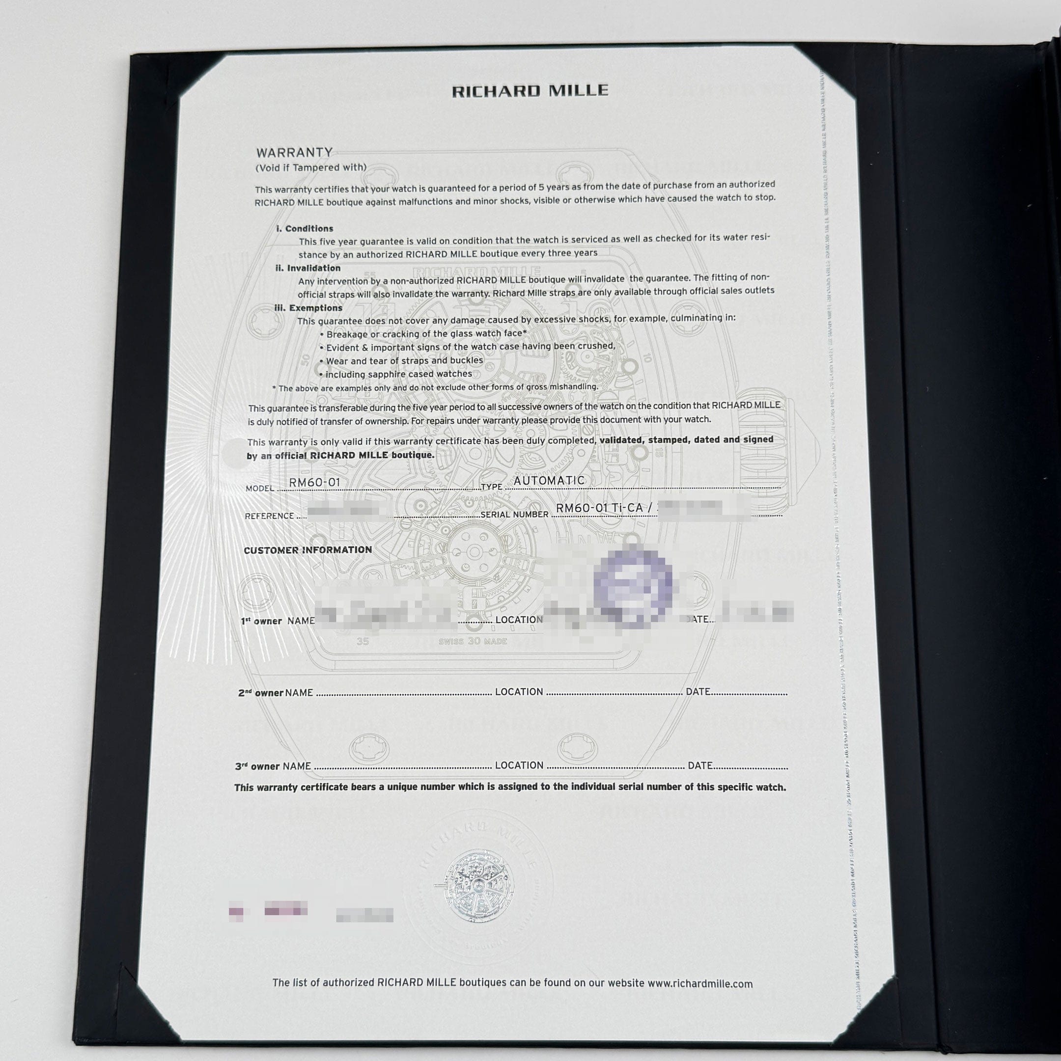 RM60-01 "Les Voiles De St Barth" Limited Edition of 80 Product Image 10