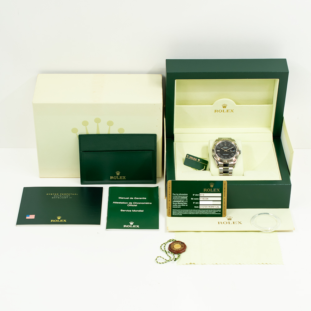 Datejust II Steel Black Dial 41mm Product Image 9