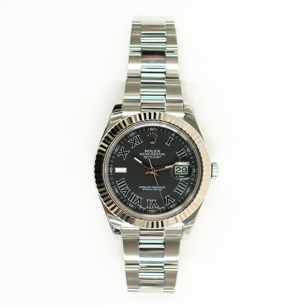 Datejust II Steel Black Dial 41mm Product Image 1