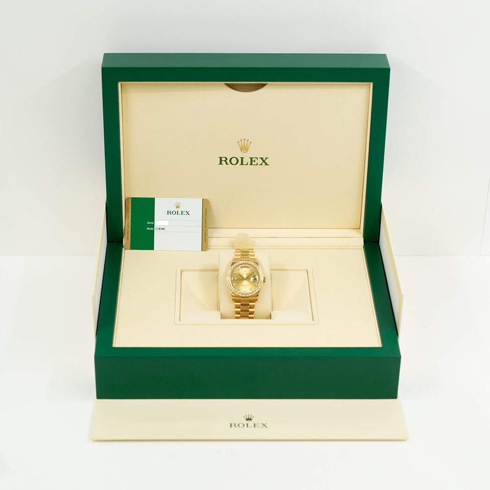 Day-Date Yellow Gold Diamond Champagne Dial 36mm Product Image 8